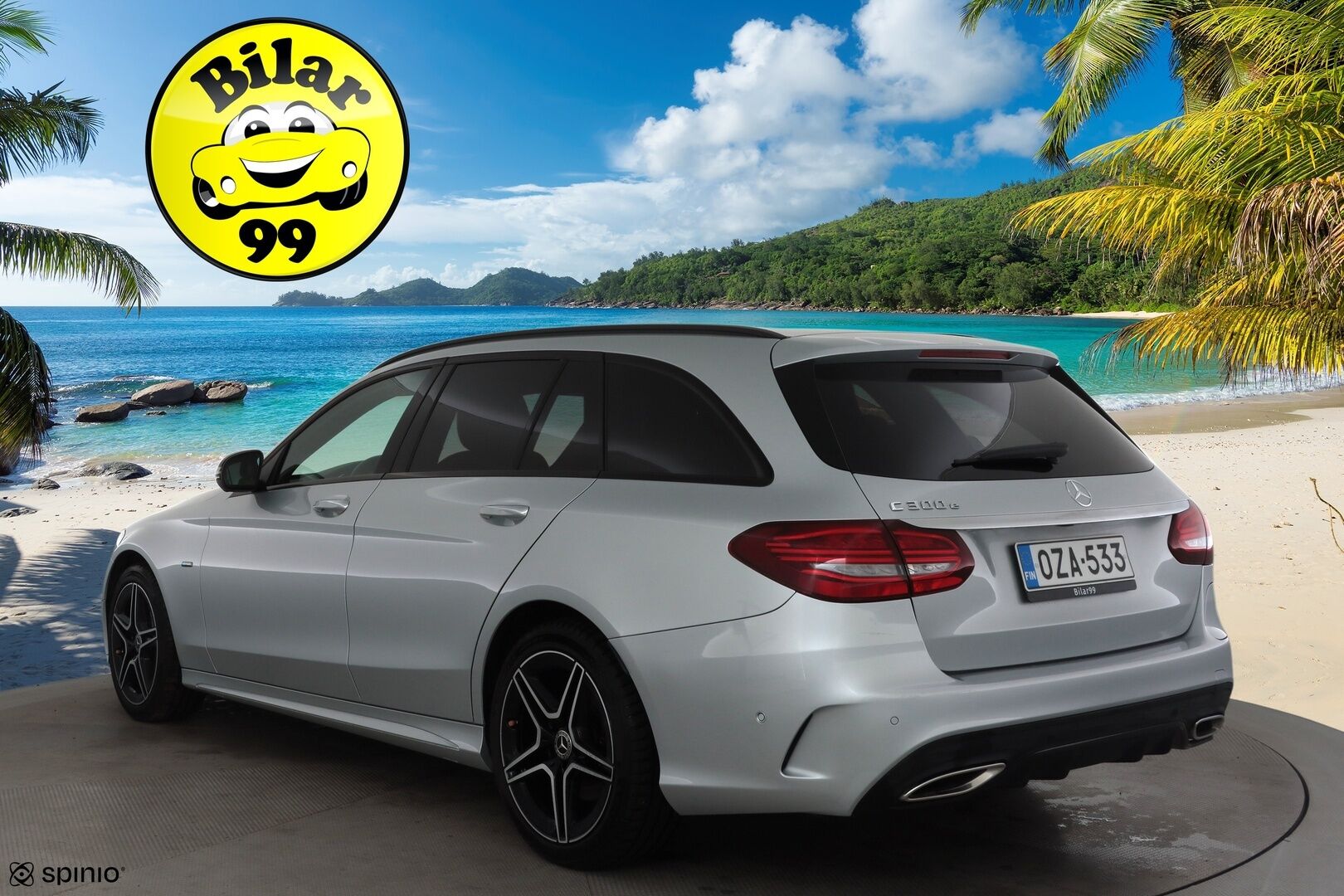 Mercedes-Benz C 2021 300 e T A Business AMG Edition EQ Power * Distronic+ / Lisälämmitin / Ruskeat Muistinahat / Multibeam-LED / 360-Kamera * - 2xLataus / Suomi-auto / Kahdet Renkaat