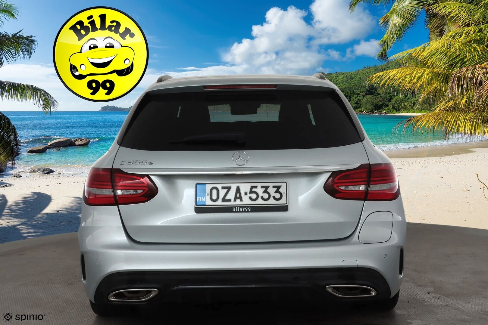 Mercedes-Benz C 2021 300 e T A Business AMG Edition EQ Power * Distronic+ / Lisälämmitin / Ruskeat Muistinahat / Multibeam-LED / 360-Kamera * - 2xLataus / Suomi-auto / Kahdet Renkaat