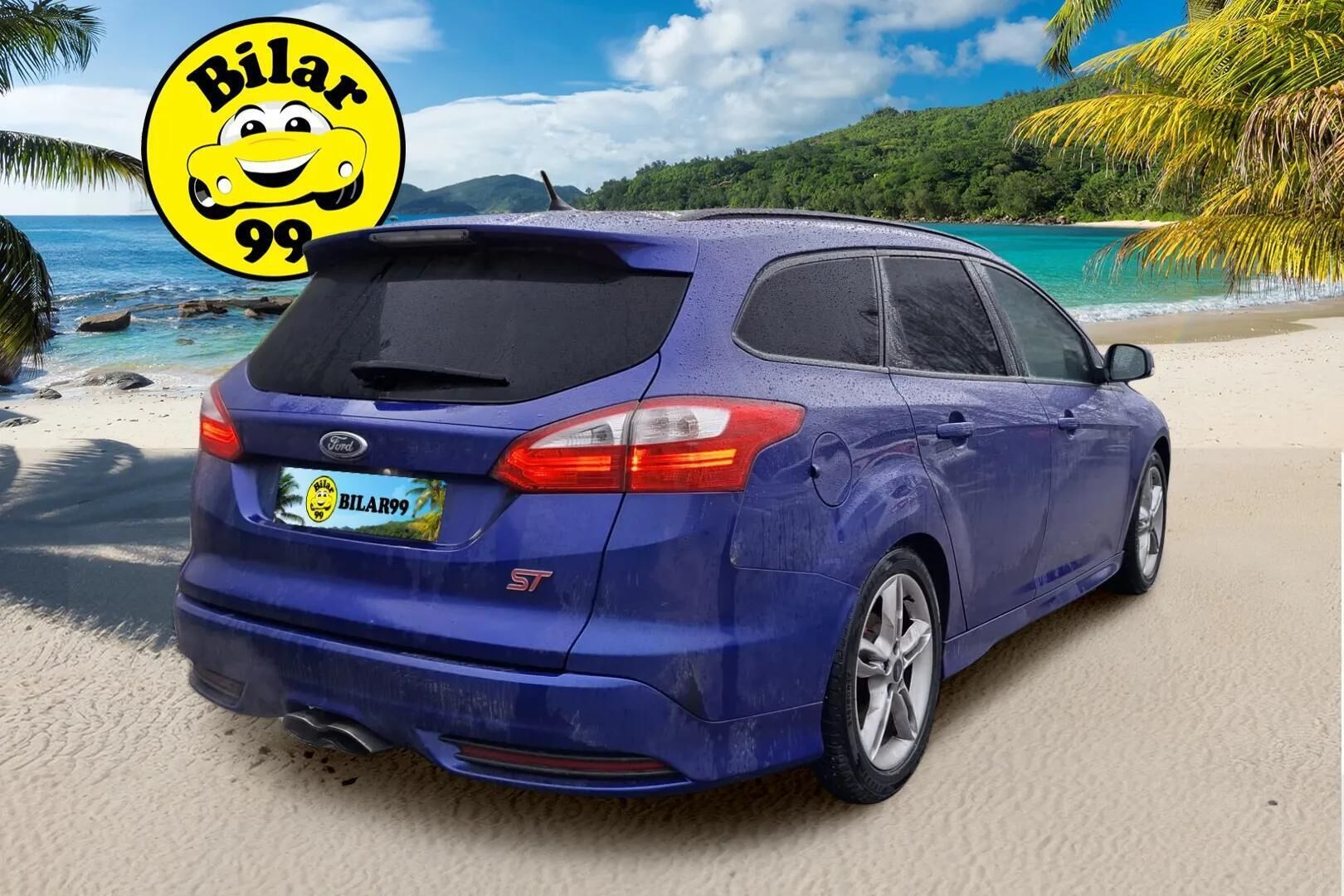 Ford Focus 2013 2,0 EcoBoost 250 hv ST M6 Wagon / Lohkolämmitin / Xenon / Vakkari / Recaro-sähköpenkit / Nahkasisusta / - Juuri huollettu ja katsastettu / Lämmitettävä tuulilasi - HULLU BLACKWEEK KORKOTARJOUS 2,49%