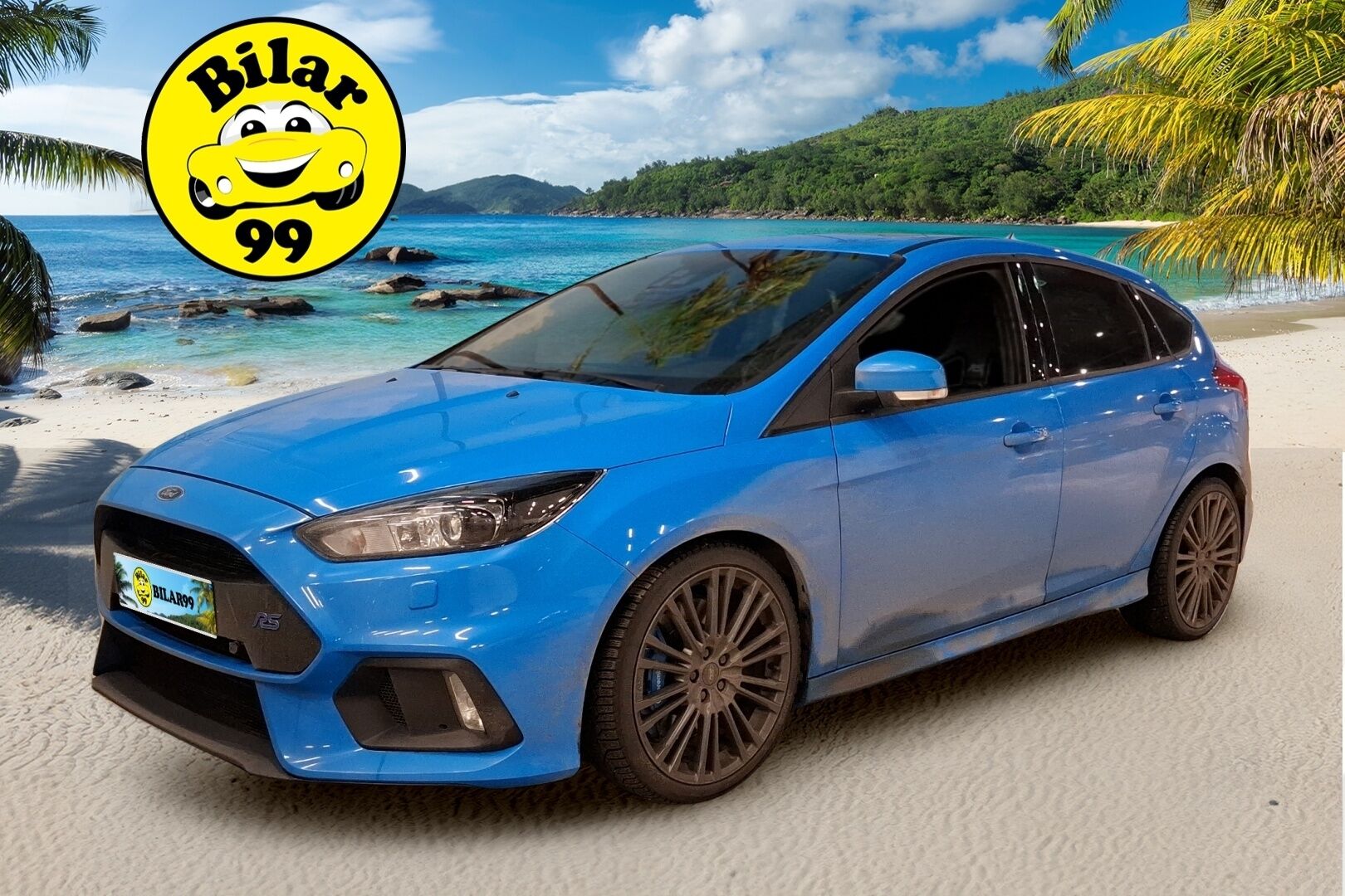 FORD Focus 2017 Focus RS 2,3 EcoBoost 350 hv M6 RS 5-ov. / Kuppipenkit / Sony / Kattoluukku / P-kamera / Vakkari - Merkkihuollettu / Huippu yksilö!