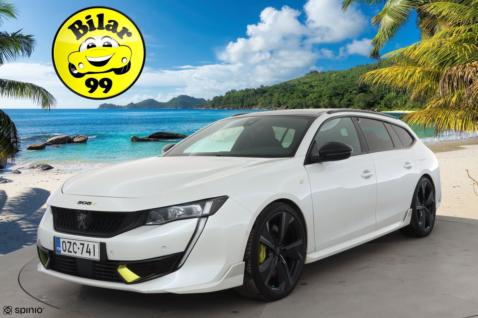 Peugeot 508 2021 SW PSE Hybrid4 360 EAT8-aut * Lasikatto / ACC / Full-LED / 360 / Focal Audio / Hierova Sportpenkki Muistilla * - Suomi-auto / Kahdet renkaat aluvanteilla