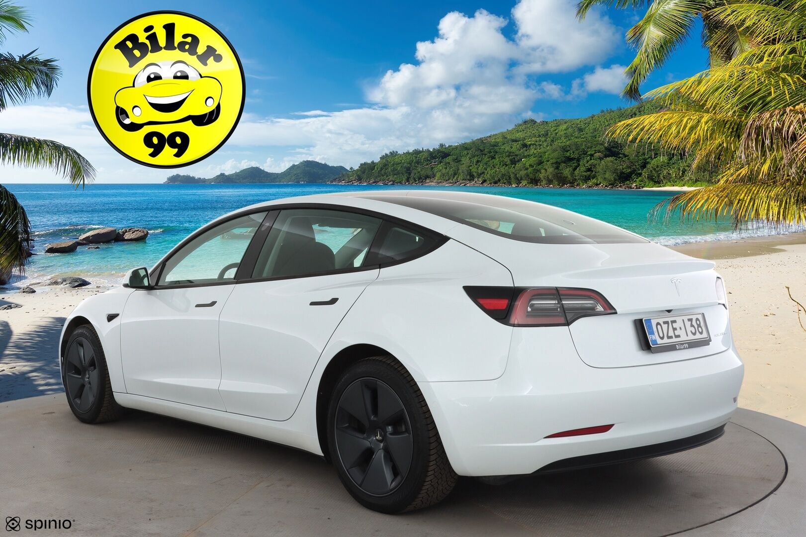 Tesla Model 3 2021 Long Range * ILP / Lasikatto / ACC / Matrix-LED / P.kamera / Muistipenkki / Premium Audio * - 1-om Suomi-auto / 2x Latauskaapelit / Kahdet renkaat aluvanteilla