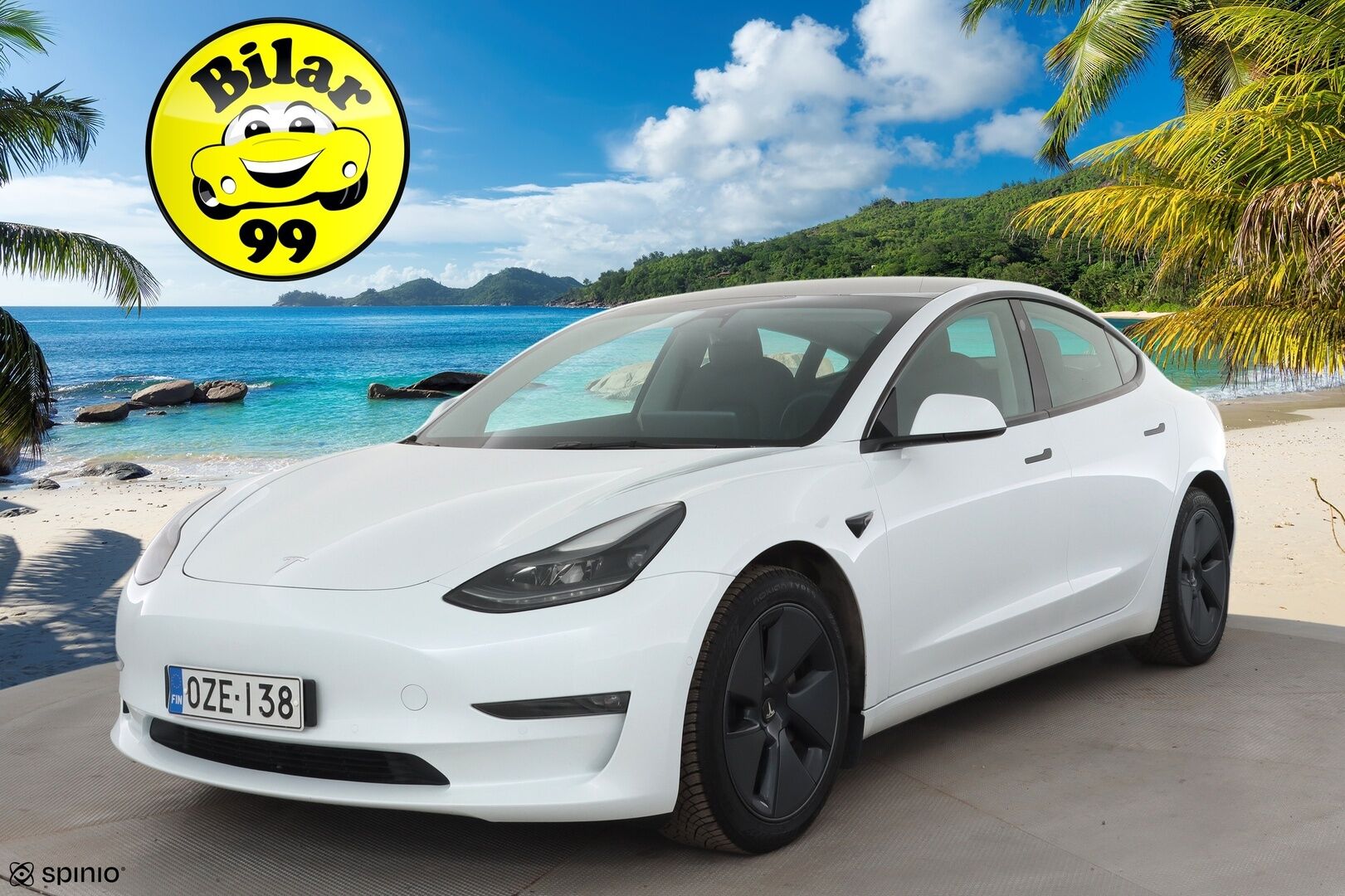 Tesla Model 3 2021 Long Range * ILP / Lasikatto / ACC / Matrix-LED / P.kamera / Muistipenkki / Premium Audio * - 1-om Suomi-auto / 2x Latauskaapelit / Kahdet renkaat aluvanteilla