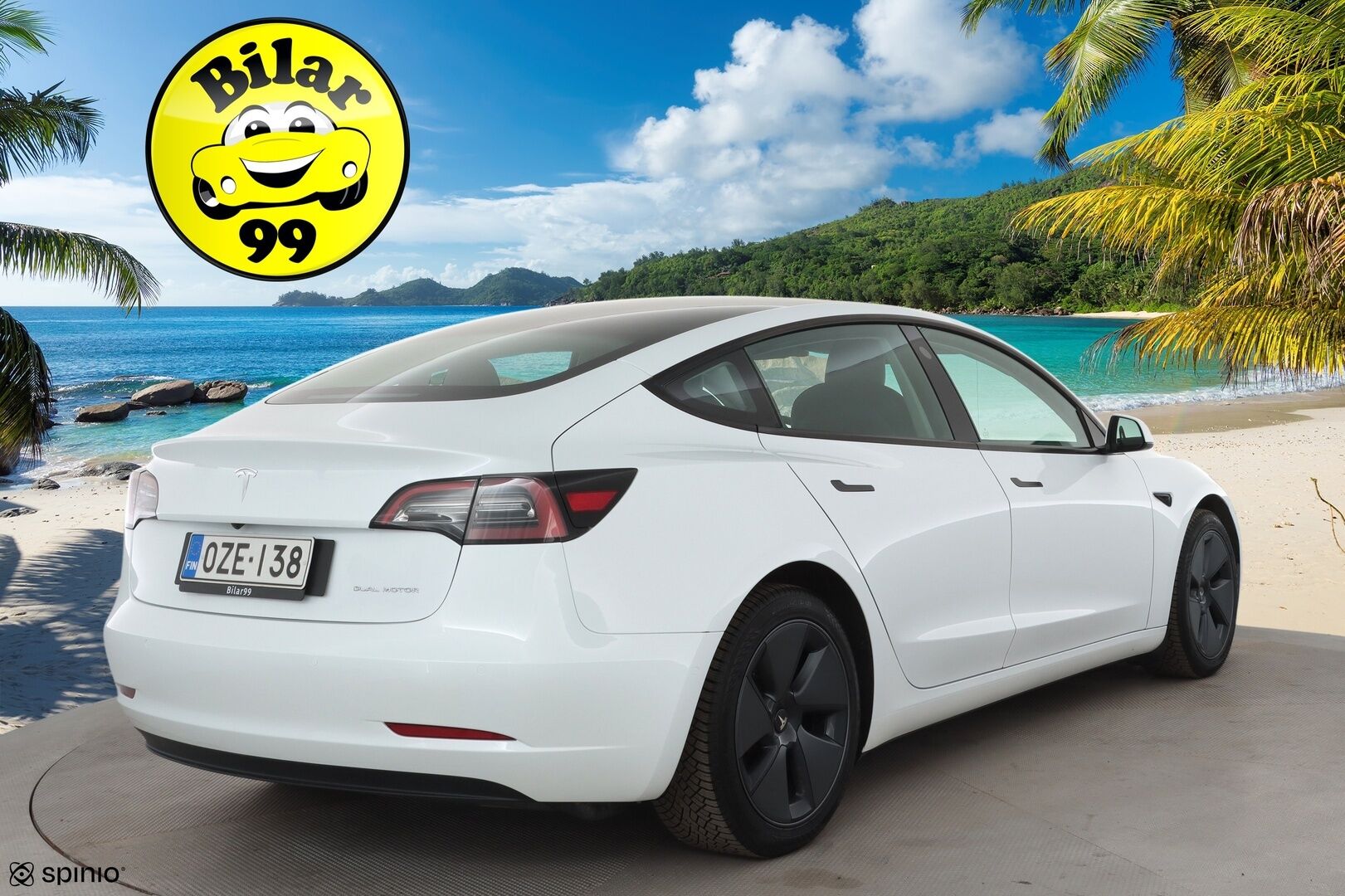 Tesla Model 3 2021 Long Range * ILP / Lasikatto / ACC / Matrix-LED / P.kamera / Muistipenkki / Premium Audio * - 1-om Suomi-auto / 2x Latauskaapelit / Kahdet renkaat aluvanteilla