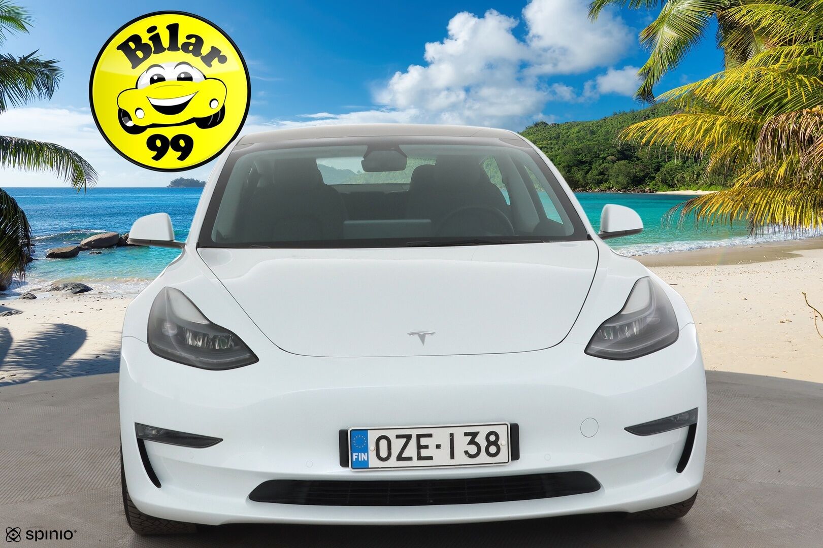 Tesla Model 3 2021 Long Range * ILP / Lasikatto / ACC / Matrix-LED / P.kamera / Muistipenkki / Premium Audio * - 1-om Suomi-auto / 2x Latauskaapelit / Kahdet renkaat aluvanteilla