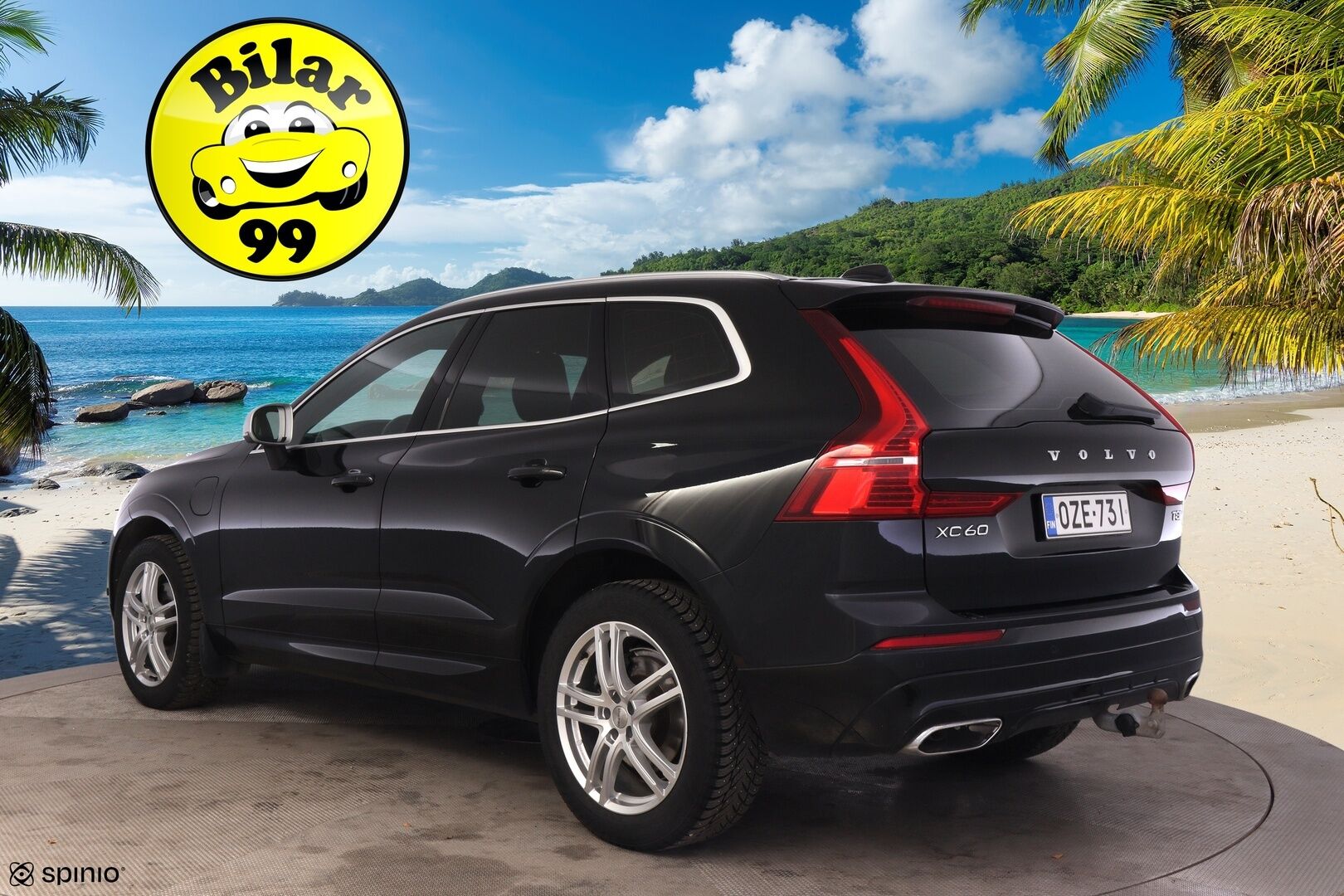 Volvo XC60 2019 T8 AWD R-Design aut* ALV / Webasto / VOC / Pilot assist / Panorama / Vetokoukku / Nahat / Keyless GO / P. tutkat* - SOH 77% / Vasta katsastettu ja huollettu / Talveksi Nokian Hakkapelitta 10 SUV nastat / Kaukovaloautomatiikka/ Ratinlämmitin 