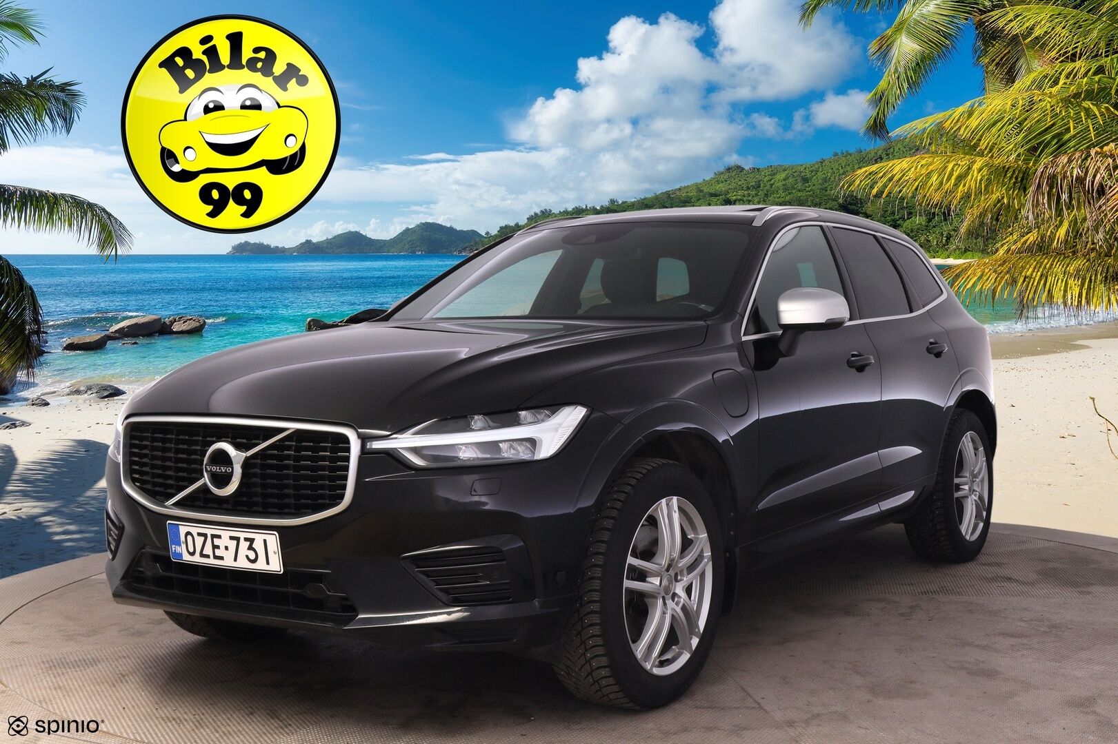 Volvo XC60 2019 T8 AWD R-Design aut* ALV / Webasto / VOC / Pilot assist / Panorama / Vetokoukku / Nahat / Keyless GO / P. tutkat* - SOH 77% / Vasta katsastettu ja huollettu / Talveksi Nokian Hakkapelitta 10 SUV nastat / Kaukovaloautomatiikka/ Ratinlämmitin 
