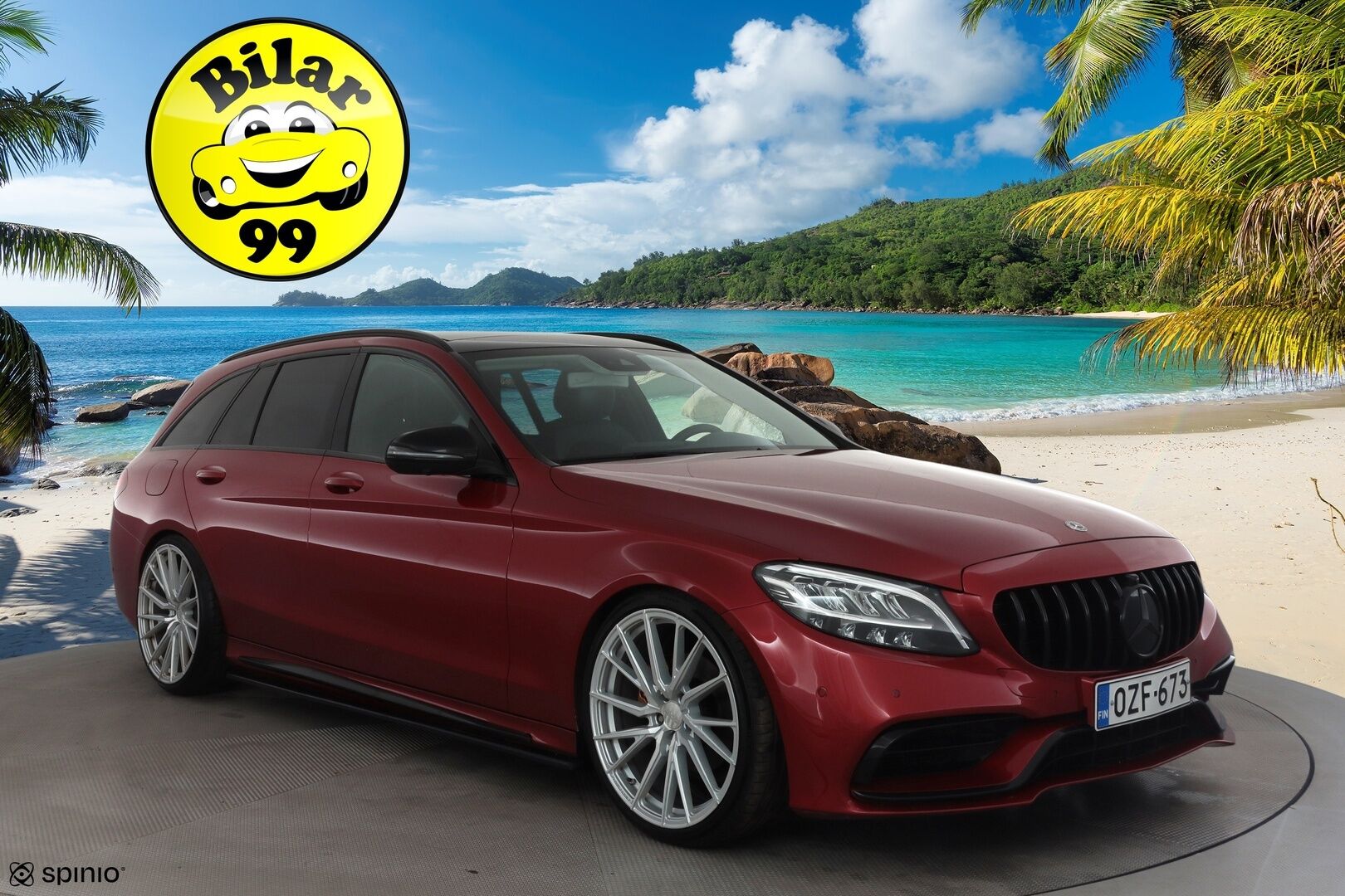 Mercedes-Benz C 2019 220 d T A Business * Burmester / Panorama / Distronic / 360° / LED-High Performance / Sportpenkit / Katveavustin / Navi * - Facelift / Kahdet renkaat - HULLU BLACKWEEK KORKOTARJOUS 2,49%