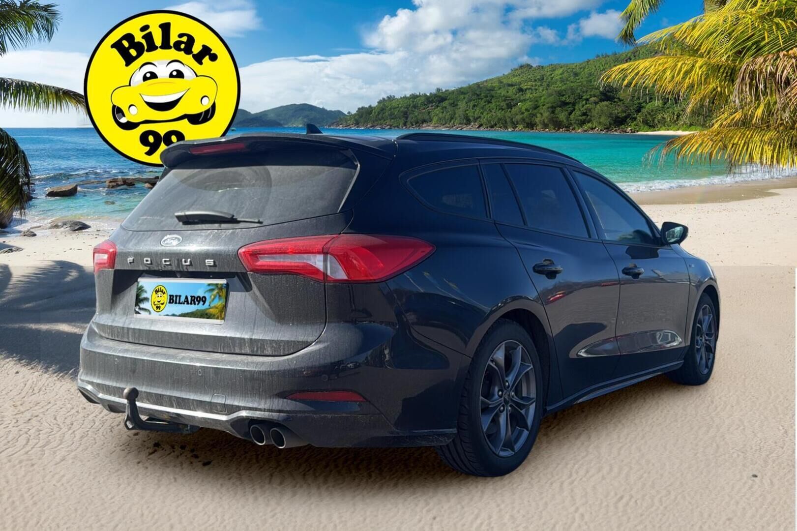 Ford Focus 2022 1,0 EcoBoost 125hv A8 ST-Line Wagon ** Webasto / Keyless / Koukku / Digimittari / Vakkari / Kamera / APP-Connect - Juuri huollettu ja jakopää vaihdettu / Kahdet hyvät renkaat - HULLUT AVAJAISHULINAT KORKOTARJOUS 3,29 %