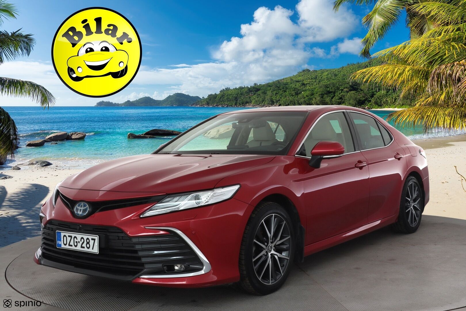 Toyota Camry 2021 2,5 Hybrid Premium - | HUD | ACC | Ilmastoitu Muistipenkki | 360 | JBL | LED | Navi | Katveavustin | Kaistavahti | Keyless | Ratinlämmitys | Facelift | 1-om Suomi-auto | Kahdet renkaat | Merkkihuollot | 