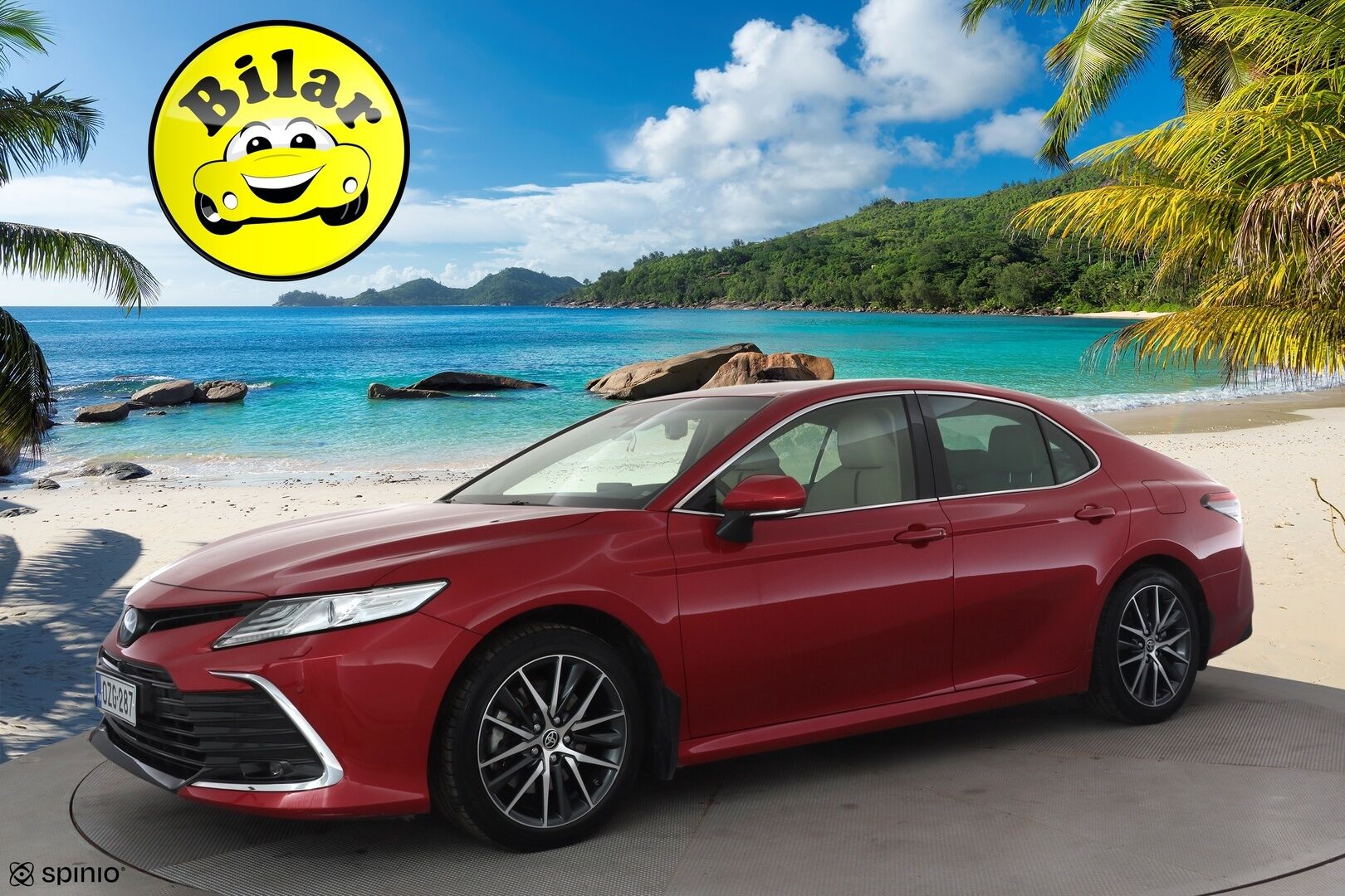 Toyota Camry 2021 2,5 Hybrid Premium - | HUD | ACC | Ilmastoitu Muistipenkki | 360 | JBL | LED | Navi | Katveavustin | Kaistavahti | Keyless | Ratinlämmitys | Facelift | 1-om Suomi-auto | Kahdet renkaat | Merkkihuollot | 