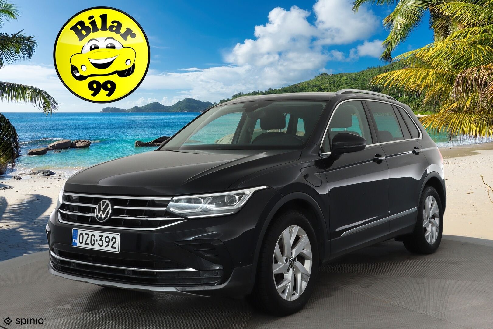 Volkswagen Tiguan 2022 Style eHybrid 180 kW DSG **ACC / IQ.Light / Koukku / Hierovat penkit / P.kamera / KeylessGo** - 1.Om Suomi-auto / Kahdet renkaat aluvanteilla / Merkkihuollettu