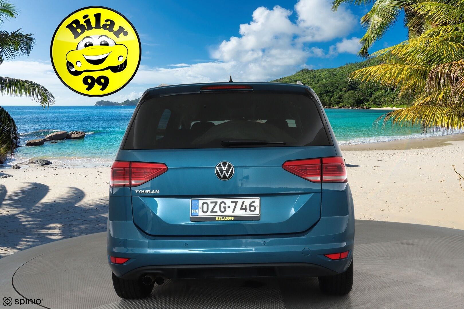 Volkswagen Touran 2021 Highline 2,0 TDI SCR 110 kW DSG 7-Paik **Webasto /  ACC / LED-valot / P.Tutkat / Navi / Digimittaristo / Apple&Android** - Suomi-auto / Kahdet Renkaat