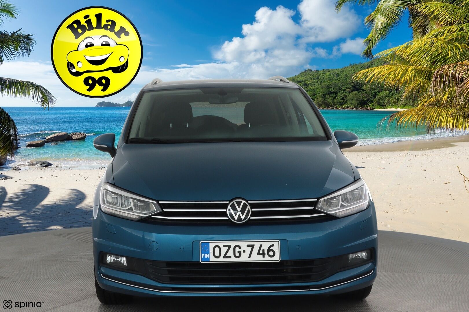Volkswagen Touran 2021 Highline 2,0 TDI SCR 110 kW DSG 7-Paik **Webasto /  ACC / LED-valot / P.Tutkat / Navi / Digimittaristo / Apple&Android** - Suomi-auto / Kahdet Renkaat