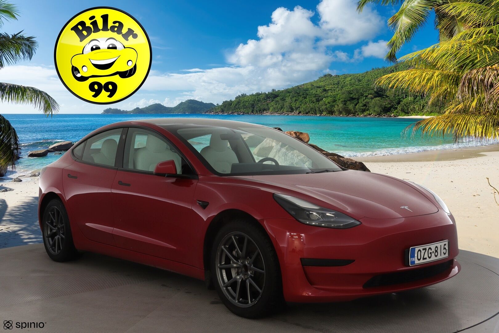 Tesla Model 3 2021 Standard Range Plus * Lämpöpumppu / Adapt.Vakkari / Matrix LED / Muistipenkki / Navi / Keyless / Upea - 1-om Suomi-auto / Akku kuntotarkastettu SoH 93,1% / 2x Latauskaapelit / Kahdet renkaat