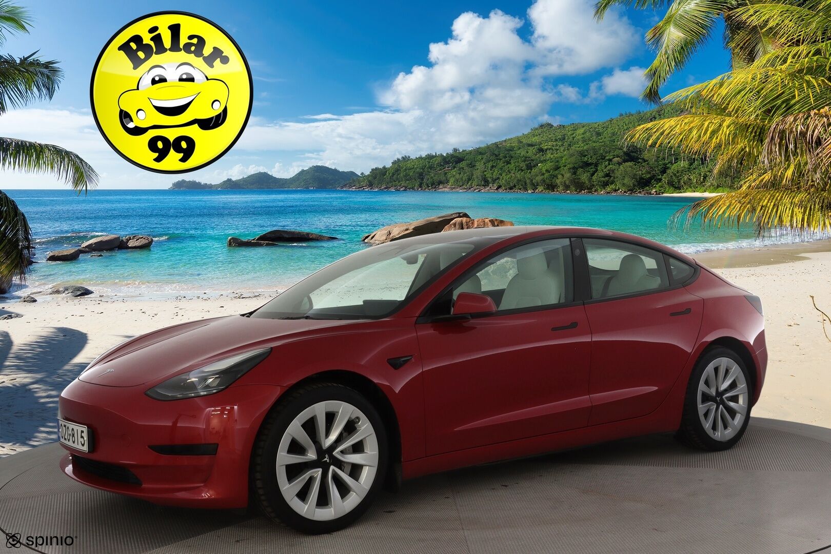 Tesla Model 3 2021 Standard Range Plus * Lämpöpumppu / Adapt.Vakkari / Matrix LED / Muistipenkki / Navi / Keyless / Upea - 1-om Suomi-auto / Akku kuntotarkastettu SoH 93,1% / 2x Latauskaapelit / Kahdet renkaat