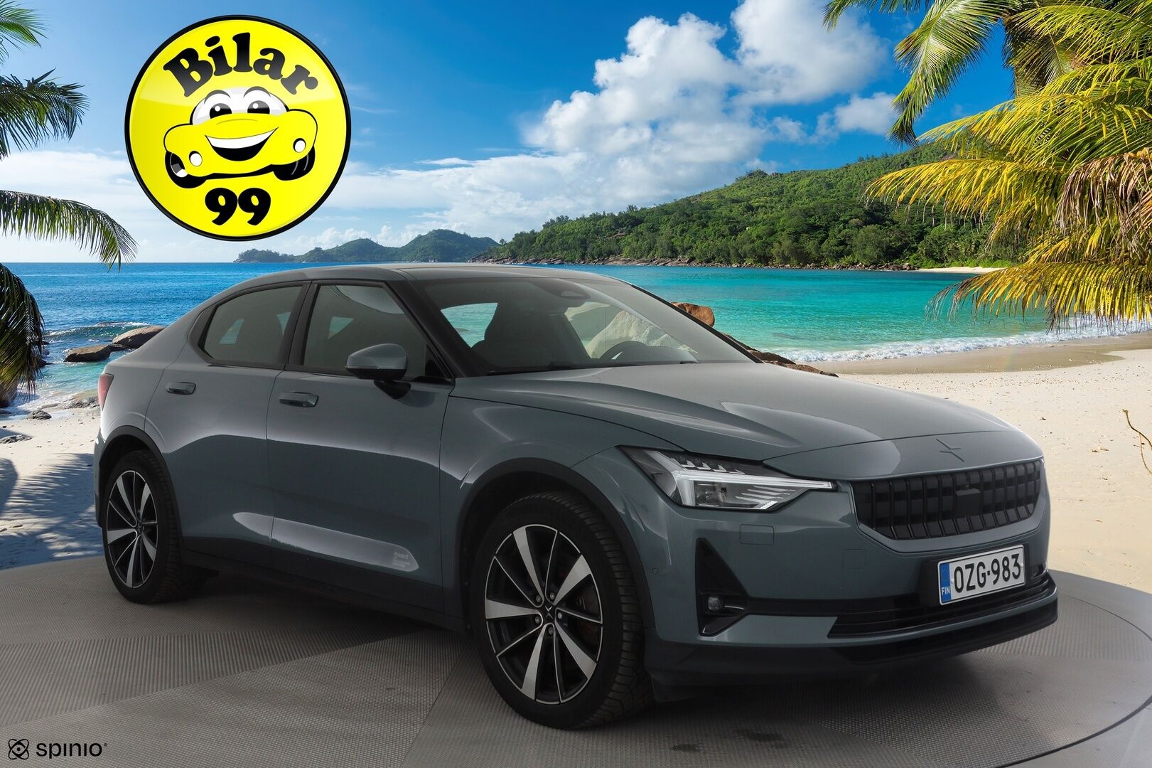 Polestar 2 2021 Launch Edition 300kW * ACC / H&K / Lasikatto / Pixel-LED / 360° / Sportpenkki Muistilla / Navi / Kaistavahti * - Akku kuntotarkastettu SoH 92% / 2x Latauskaapelit / Kahdet renkaat / Merkkihuollettu!