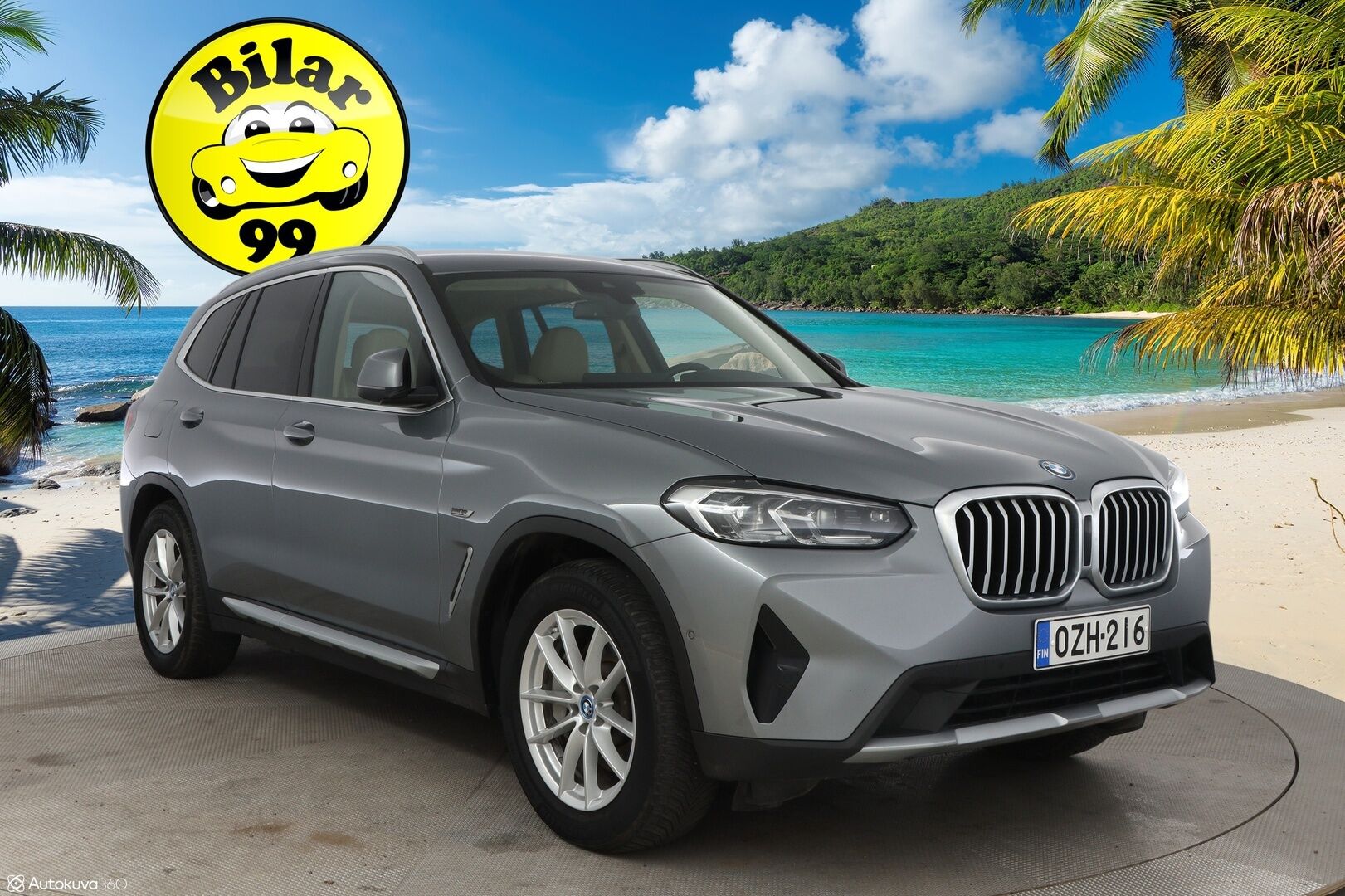 BMW X3 2022 G01 xDrive 30e A Charged Edition Facelift LCI - 3,99 % KORKOTARJOUS TÄHÄN AUTOON - 1Om Suomiauto / Vaalea Nahkasisusta / HiFi / HUD / Peruutuskamera / Professional Navi / Gesture Control / Adapt.LED / Hyvät varusteet!