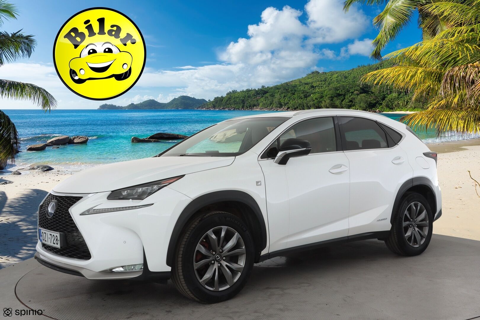Lexus NX 2015 300h Hybrid A AWD F Sport - | ACC | Sähkönahat | P.kamera | Koukku | Lohko + sisälämmitin | LED | Keyless | Lämm. sähkösäätöinen ratti | BT | 2x renkaat aluin | 