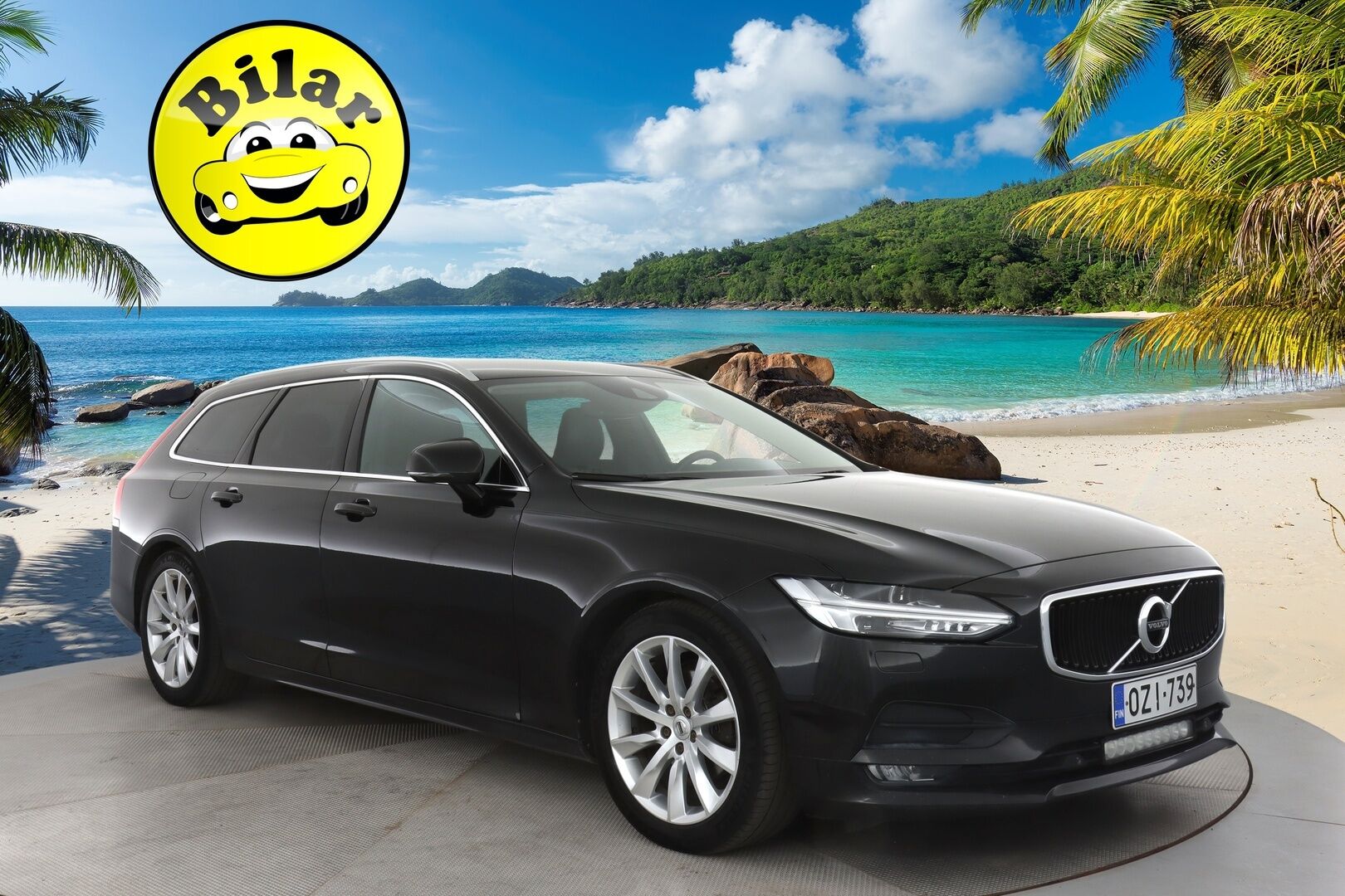 Volvo V90 2019 D4 AWD Momentum aut - | ACC | Webasto | Digimittaristo | Nahkasisusta | Vetokoukku | Pilot Assist | Keyless | Tutkat | LED | Ratinlämmitin | Comfort Istuimet | VOC | 2X Renkaat & Vanteet |
