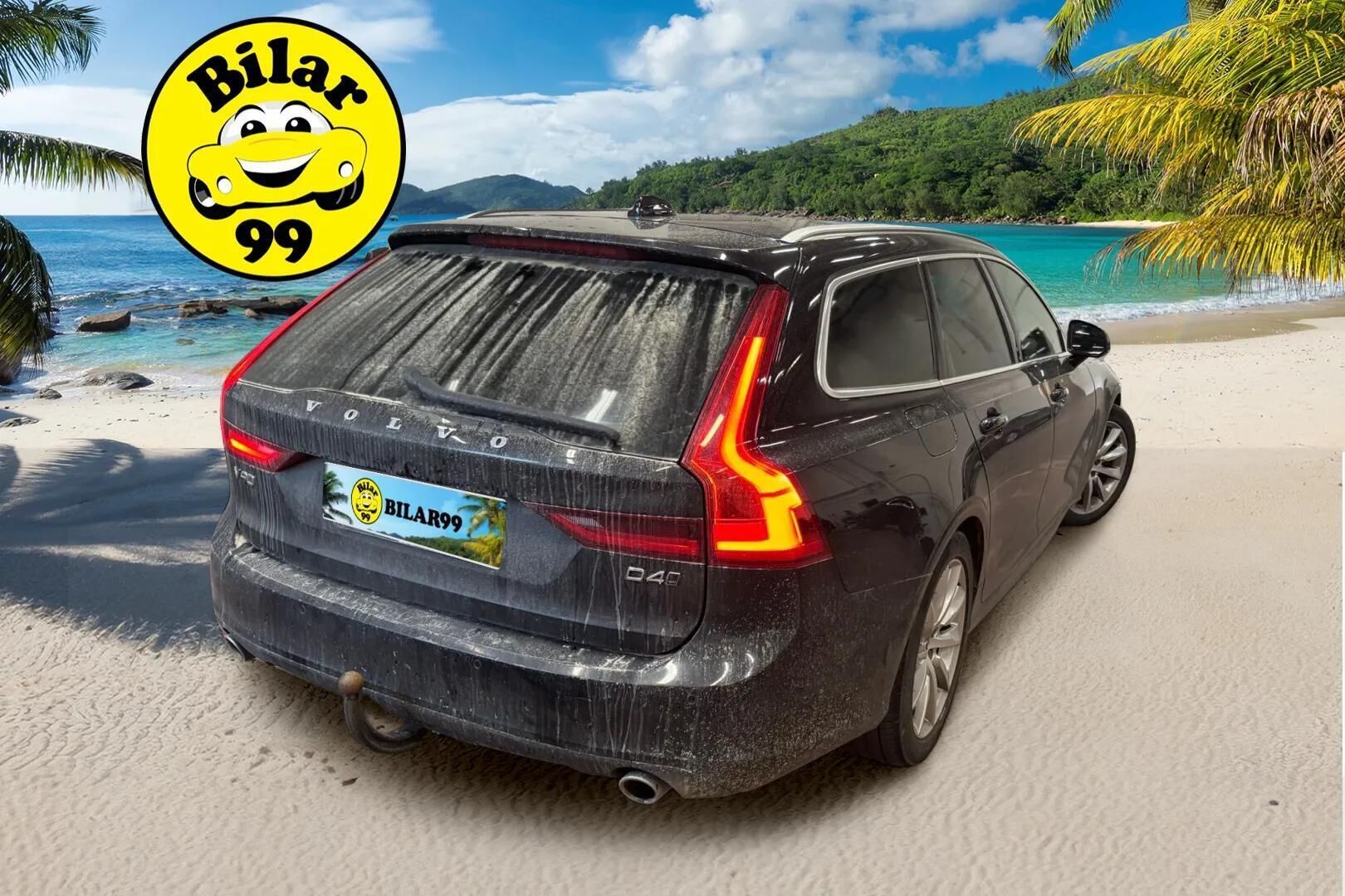 Volvo V90 2019 D4 AWD Momentum aut - | ACC | Webasto | Nahkasisusta | Sporttipenkit | Koukku | LED | 