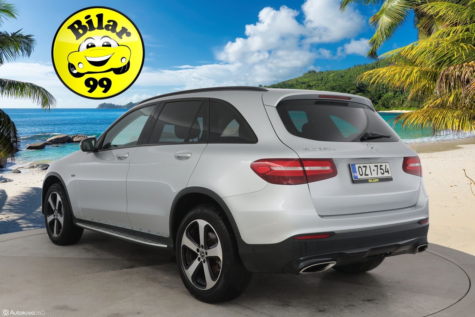 Mercedes-Benz GLC 2018 350 e 4MATIC **Burmeister / Alletaittuva koukku / Muistipenkit / Panorama / Navi** - **Huollettu ja hyvin pidetty / Kahdet hyvät renkaat aluvanteilla**