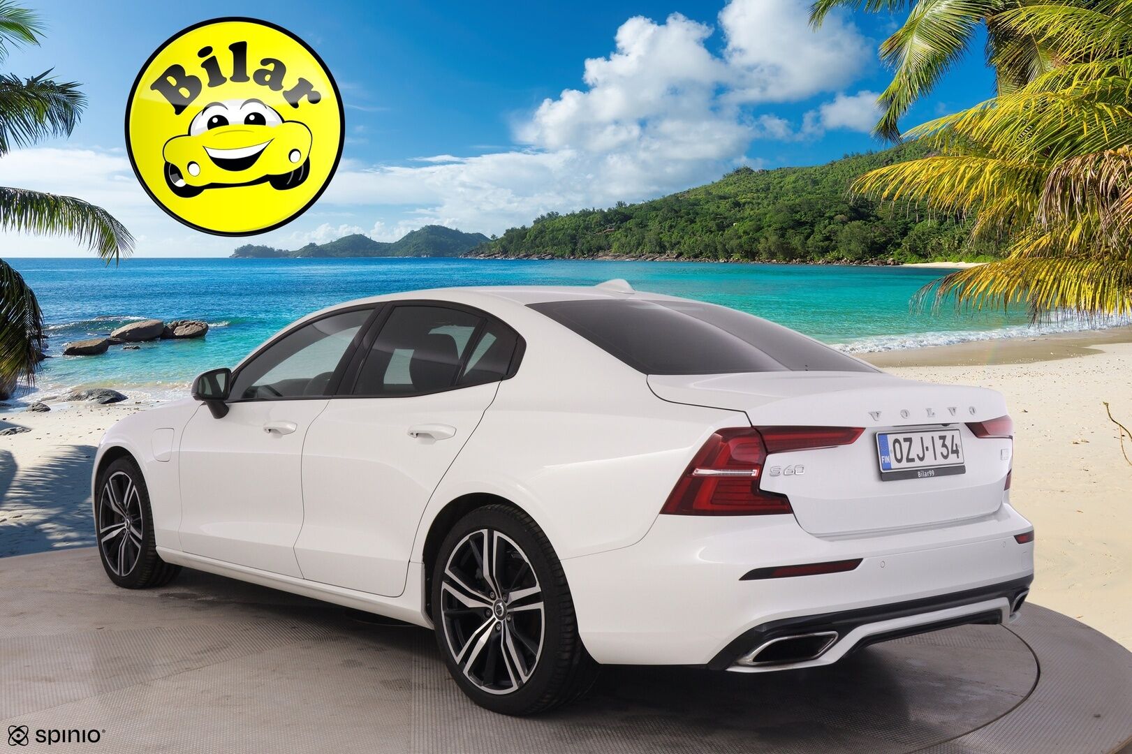 Volvo S60 2022 T8 AWD Long Range High Performance R-Design Edition aut * ACC / P.kamera / Full LED / Navi / Koukku / Muistipenkki * - 1.Om Suomi-auto / Akku kuntotarkastettu / Harvinainen Long Range + R-Design yhdistelmä / Merkkihuollettu