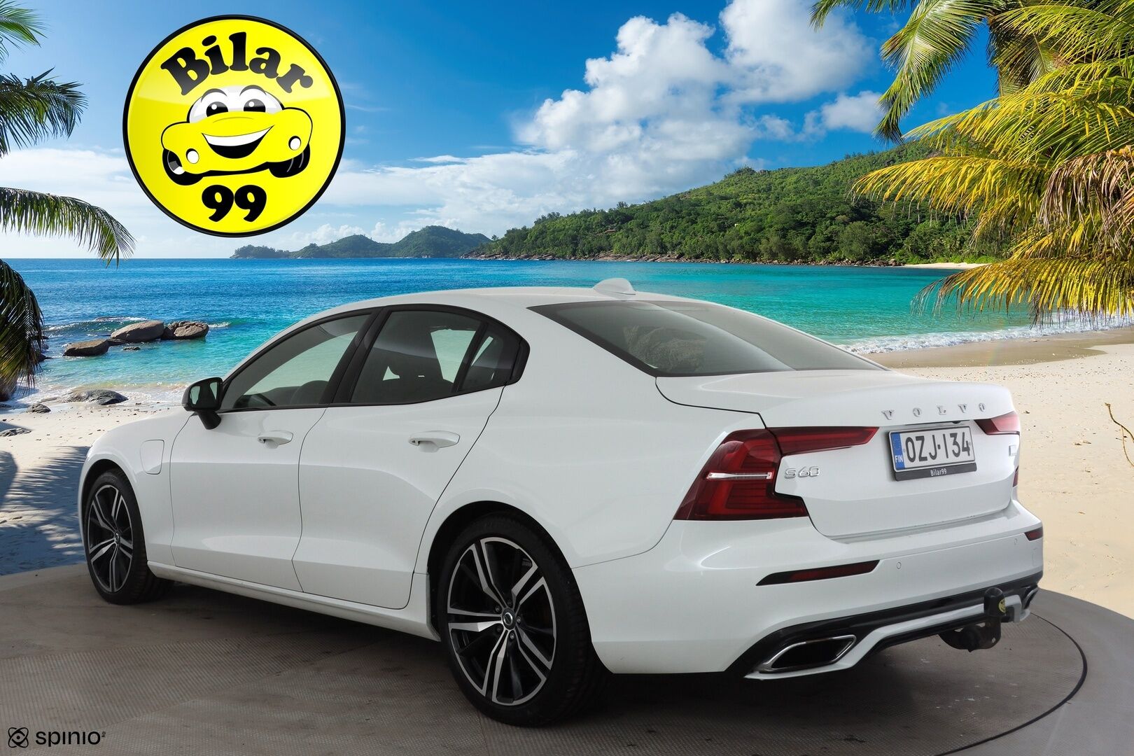 Volvo S60 2022 T8 AWD Long Range High Performance R-Design Edition aut * ACC / P.kamera / Full LED / Navi / Koukku / Muistipenkki * - 1.Om Suomi-auto / Akku kuntotarkastettu / Kahdet renkaat aluvanteilla / Merkkihuollettu