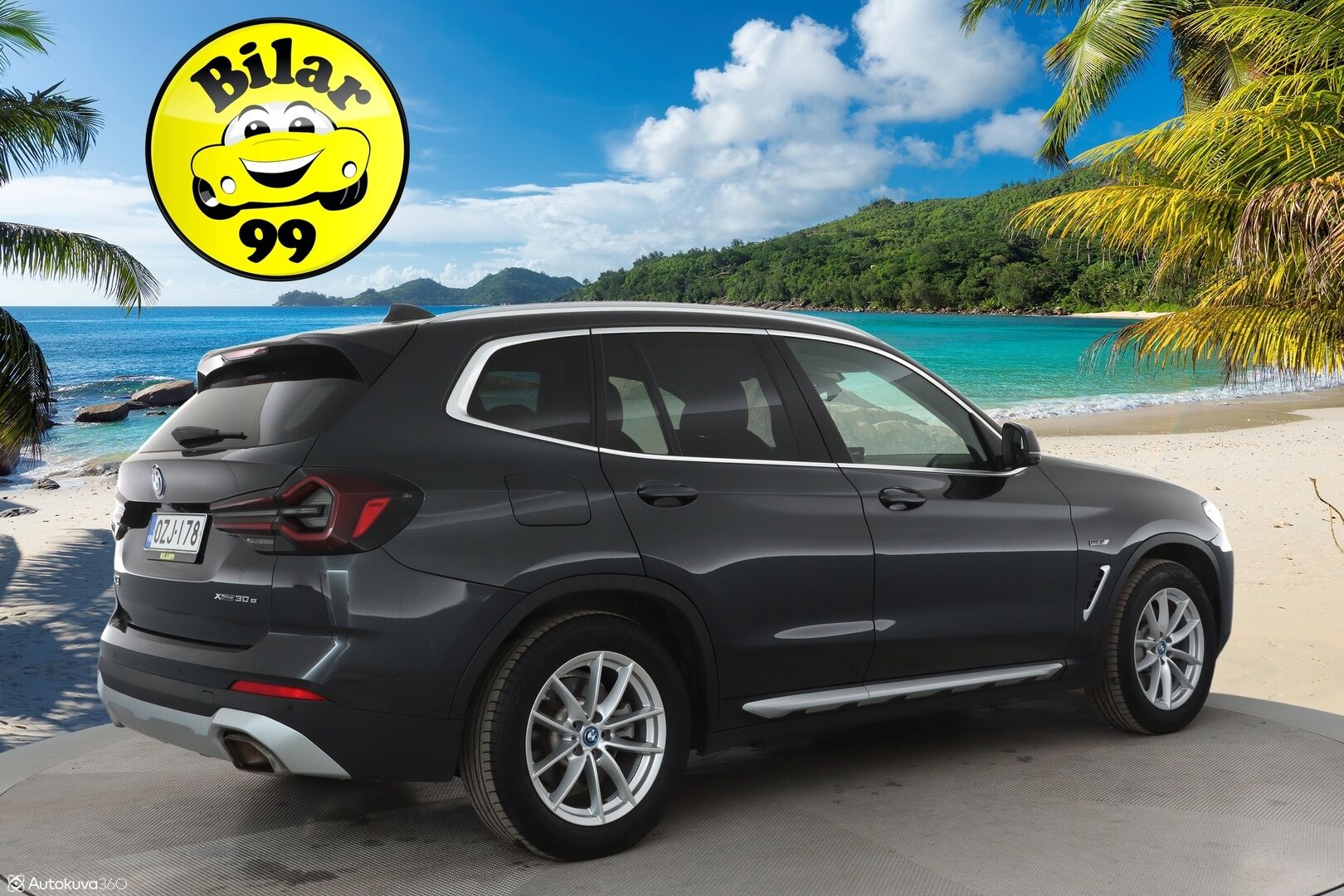 BMW X3 2022 G01 xDrive 30e A Charged Edition **1.Om Suomi-auto / 360° Kamera / Sporttipenkki Muistilla / HiFi / LED-valot / Navi** - 3,99 % KORKOTARJOUS TÄHÄN AUTOON - Akku kuntotarkastettu / Kaistavahti / Digimittaristo / KeylessGO / 2x Renkaat