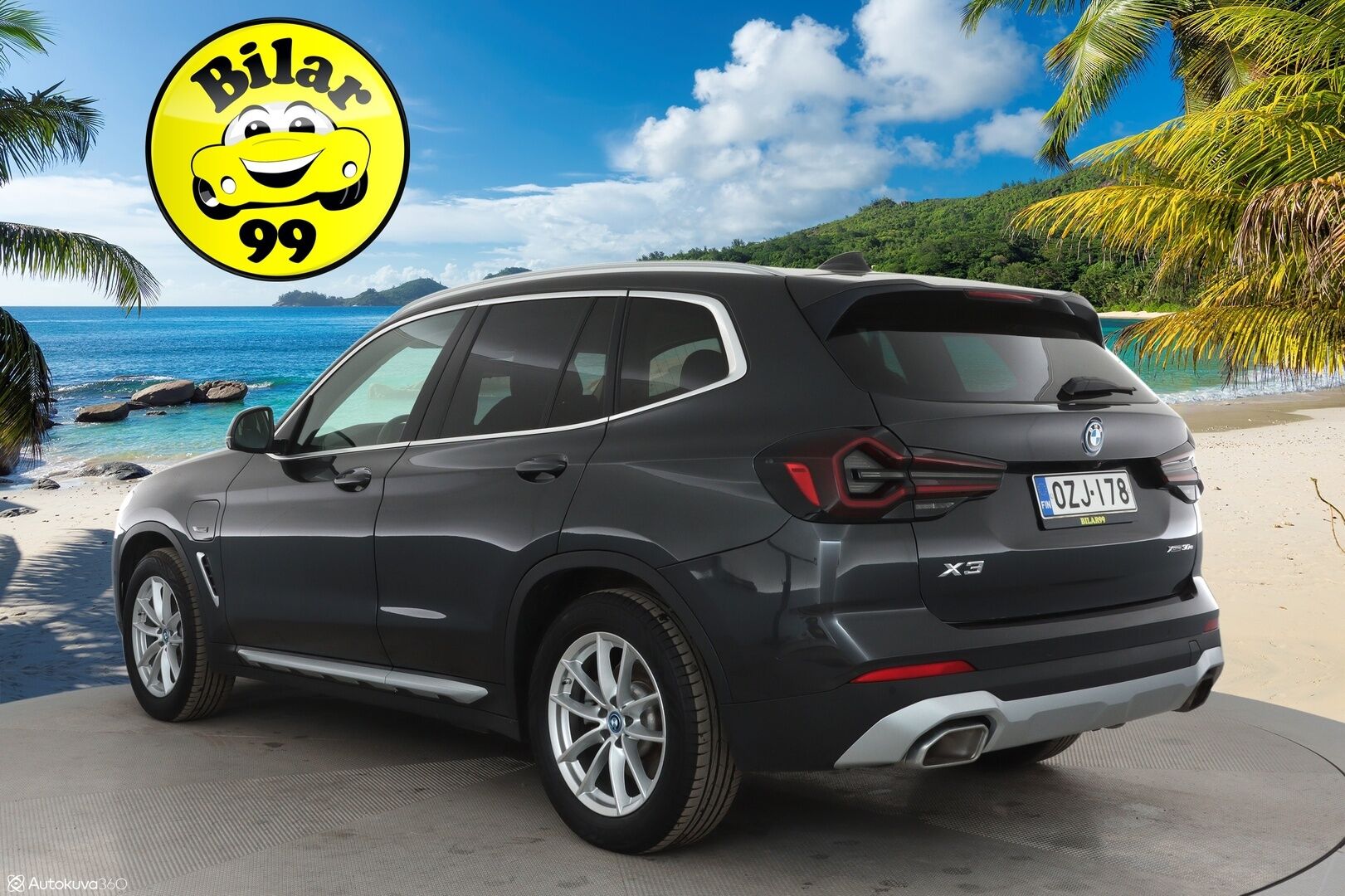 BMW X3 2022 G01 xDrive 30e A Charged Edition **1.Om Suomi-auto / 360° Kamera / Sporttipenkki Muistilla / HiFi / LED-valot / Navi** - 3,99 % KORKOTARJOUS TÄHÄN AUTOON - Akku kuntotarkastettu / Kaistavahti / Digimittaristo / KeylessGO / 2x Renkaat
