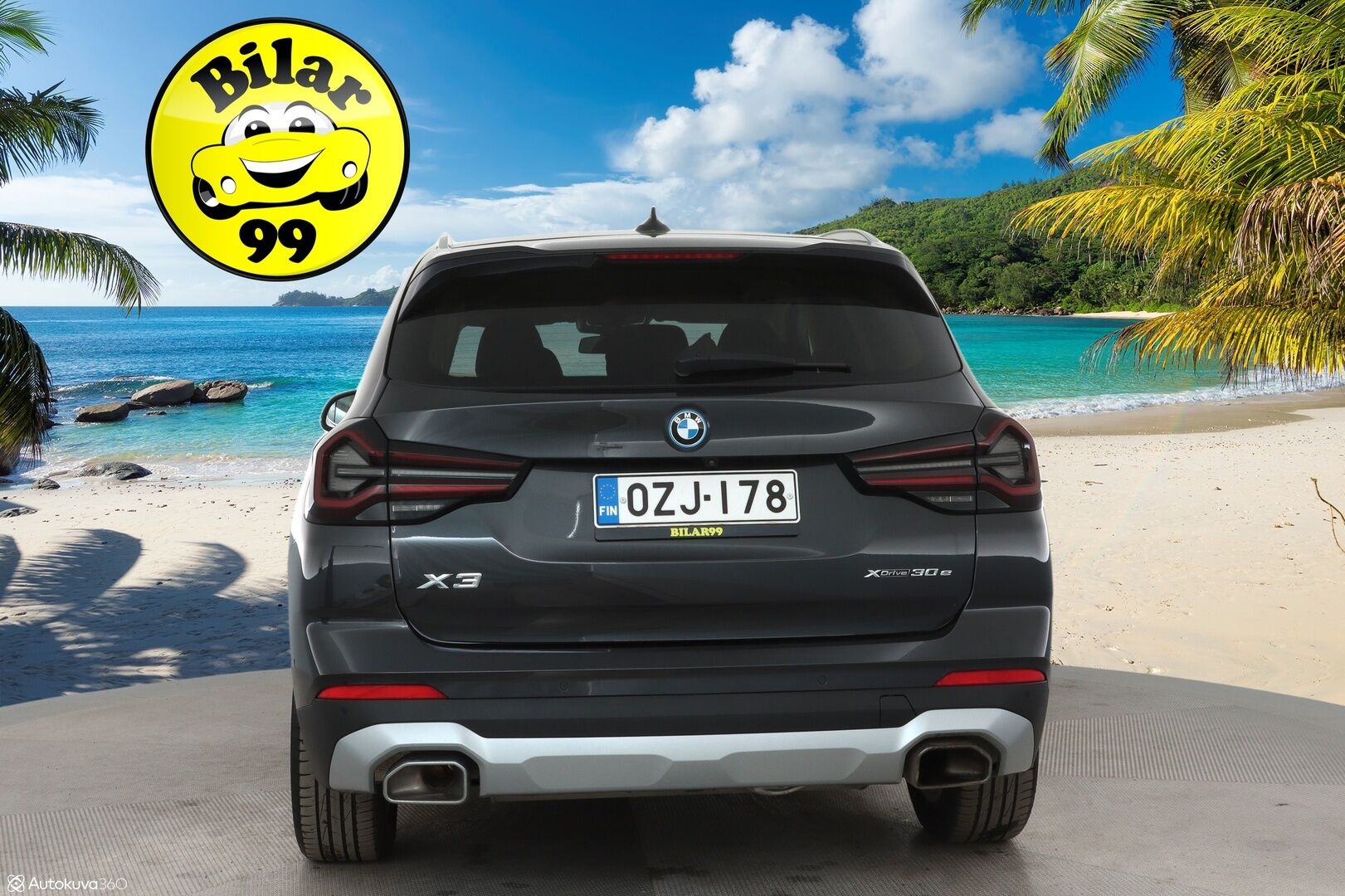 BMW X3 2022 G01 xDrive 30e A Charged Edition **1.Om Suomi-auto / 360° Kamera / Sporttipenkki Muistilla / HiFi / LED-valot / Navi** - 3,99 % KORKOTARJOUS TÄHÄN AUTOON - Akku kuntotarkastettu / Kaistavahti / Digimittaristo / KeylessGO / 2x Renkaat