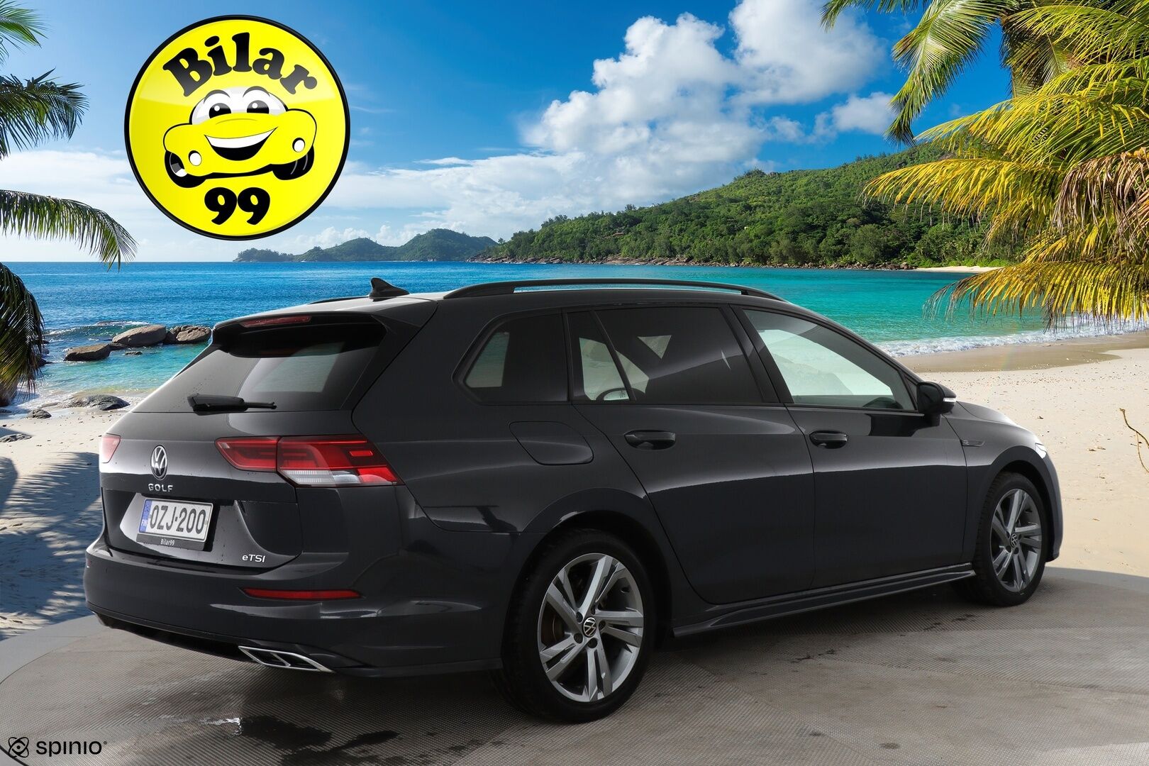 Volkswagen Golf 2022 Variant R-Line 1,5 eTSI 110 kW (MHEV) DSG-automaatti`*Adapt.vakkari / Webasto / 1om. Suomi-auto / Digimittaristo* - Kahdet renkaat / Merkkihuollettu