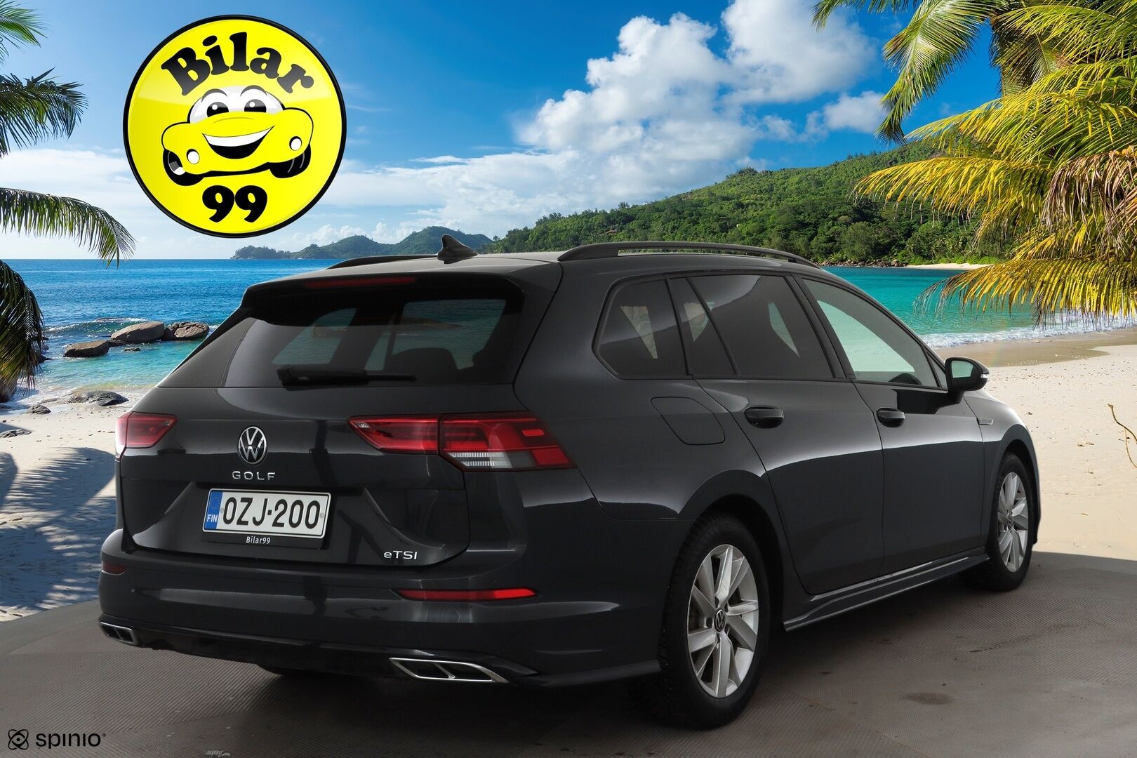 Volkswagen Golf 2022 Variant R-Line 1,5 eTSI 110 kW (MHEV) DSG-automaatti`*Adapt.vakkari / Webasto / 1om. Suomi-auto / Digimittaristo* - Kahdet renkaat / Merkkihuollettu