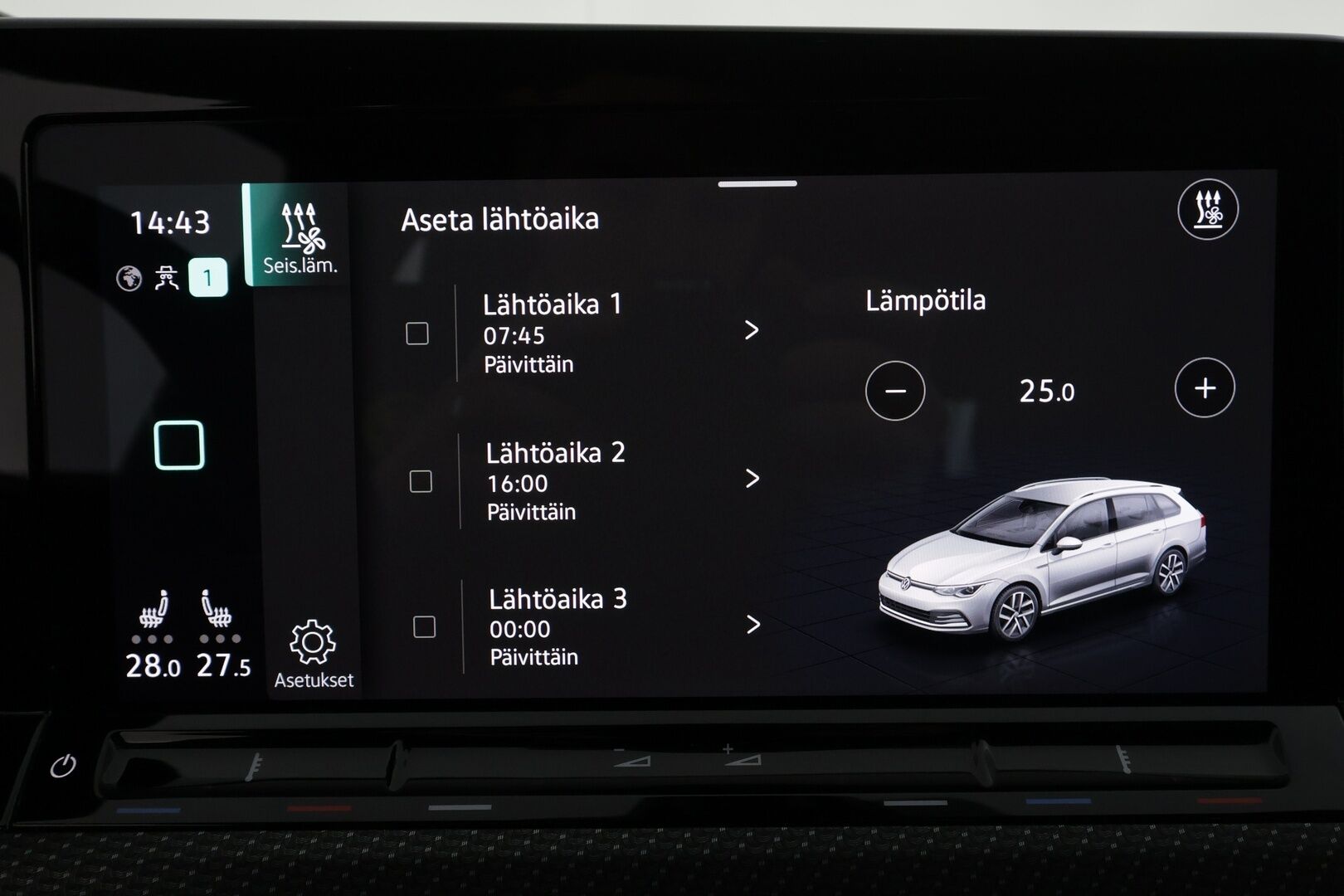 Volkswagen Golf 2022 Variant R-Line 1,5 eTSI 110 kW (MHEV) DSG-automaatti * 1om. Suomi-auto / ACC / Webasto / Digimittaristo * - Kahdet renkaat / Merkkihuollettu / Huippu siisti - HULLUT AVAJAISHULINAT KORKOTARJOUS 3,29 %