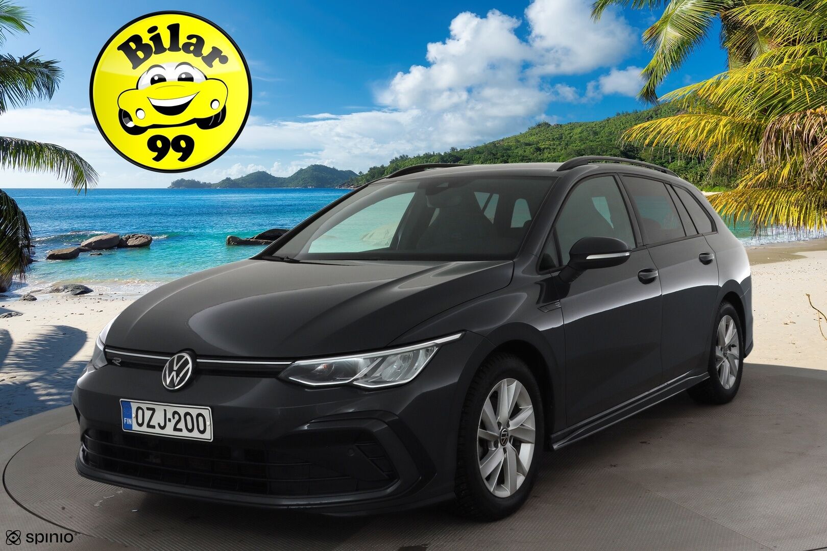 Volkswagen Golf 2022 Variant R-Line 1,5 eTSI 110 kW (MHEV) DSG-automaatti`*Adapt.vakkari / Webasto / 1om. Suomi-auto / Digimittaristo* - Kahdet renkaat / Merkkihuollettu