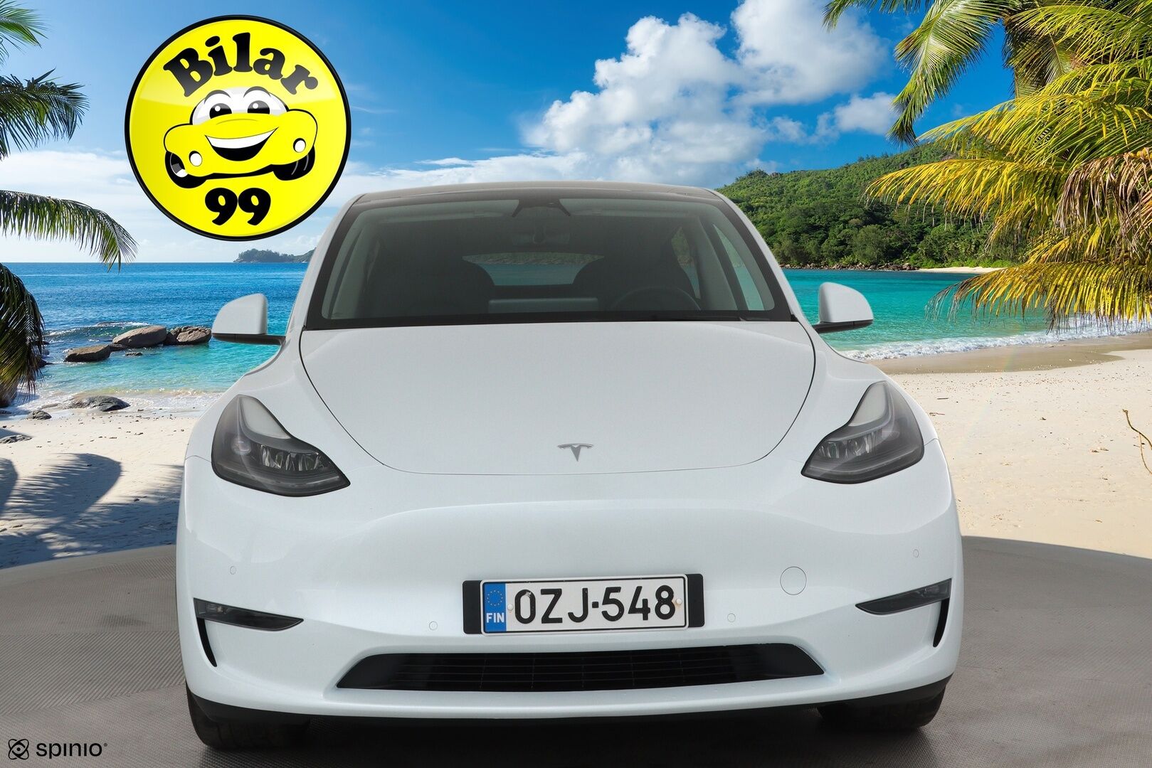 Tesla Model Y 2022 Long Range **Lämpöpumppu / Lasikatto / Matrix-LED / Adapt.Vakkari / P.Kamera / Muistipenkki / Navi / Keyless** - 3,99 % KORKOTARJOUS TÄHÄN AUTOON - 1-om Suomi-auto / Akku kuntotarkastettu / 2x Latauskaapelit / Kahdet Renkaat