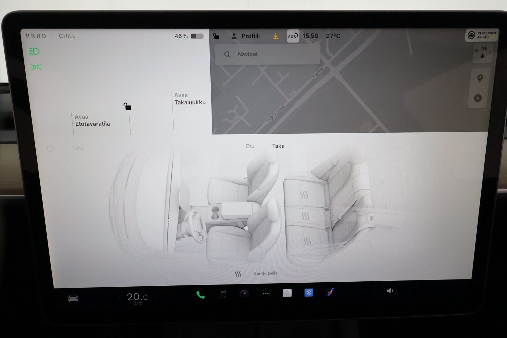 Tesla Model Y 2022 Long Range **Lämpöpumppu / Lasikatto / Matrix-LED / Adapt.Vakkari / P.Kamera / Muistipenkki / Navi / Keyless** - 3,99 % KORKOTARJOUS TÄHÄN AUTOON - 1-om Suomi-auto / Akku kuntotarkastettu / 2x Latauskaapelit / Kahdet Renkaat