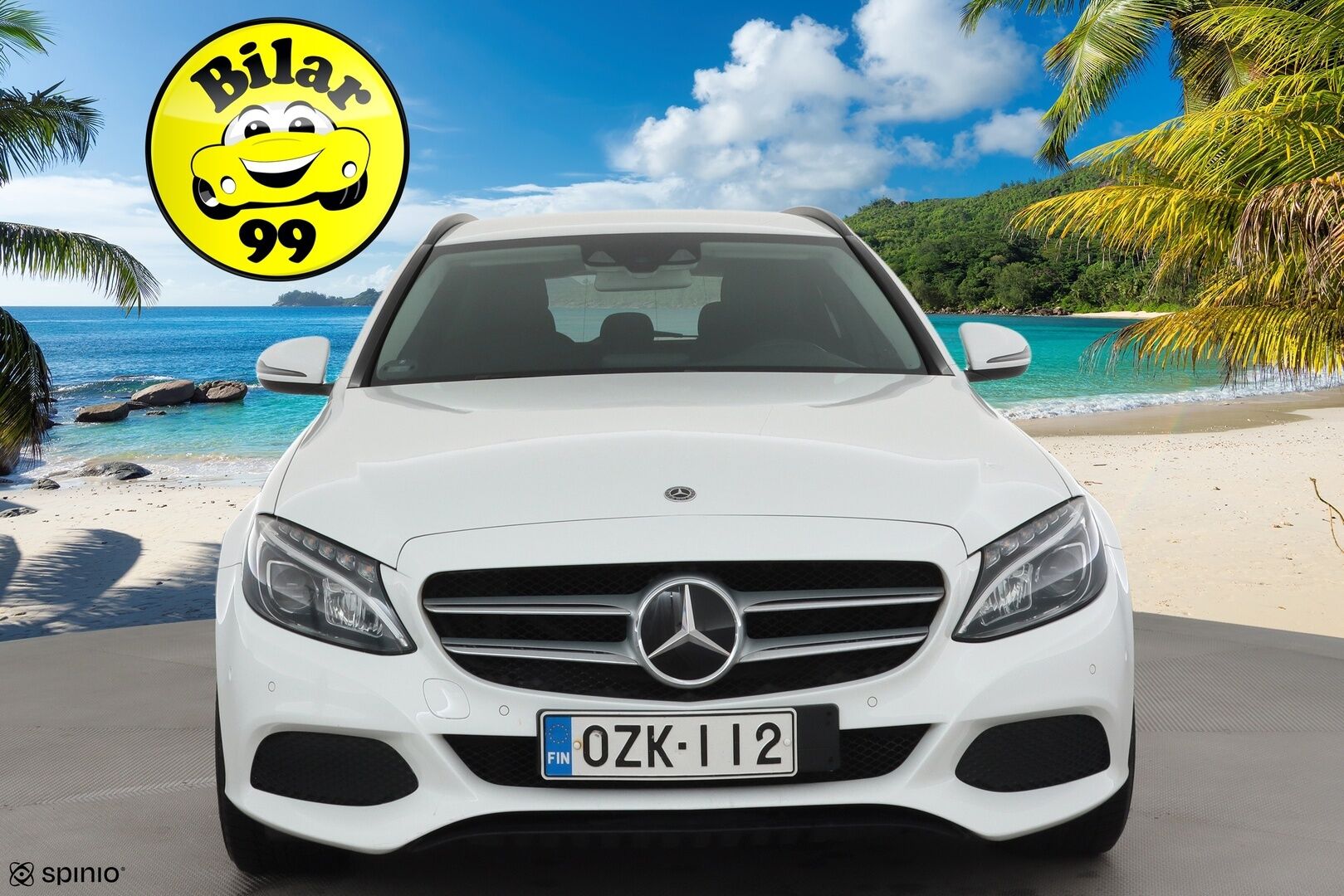 Mercedes-Benz C 2018 200 d T A * Distronic+ / Sporttipenkit / Navi / LED / Sähköluukku / Kaistavahti / Peruutustutkat! - Kahdet renkaat aluvanteilla / Juuri huollettu 