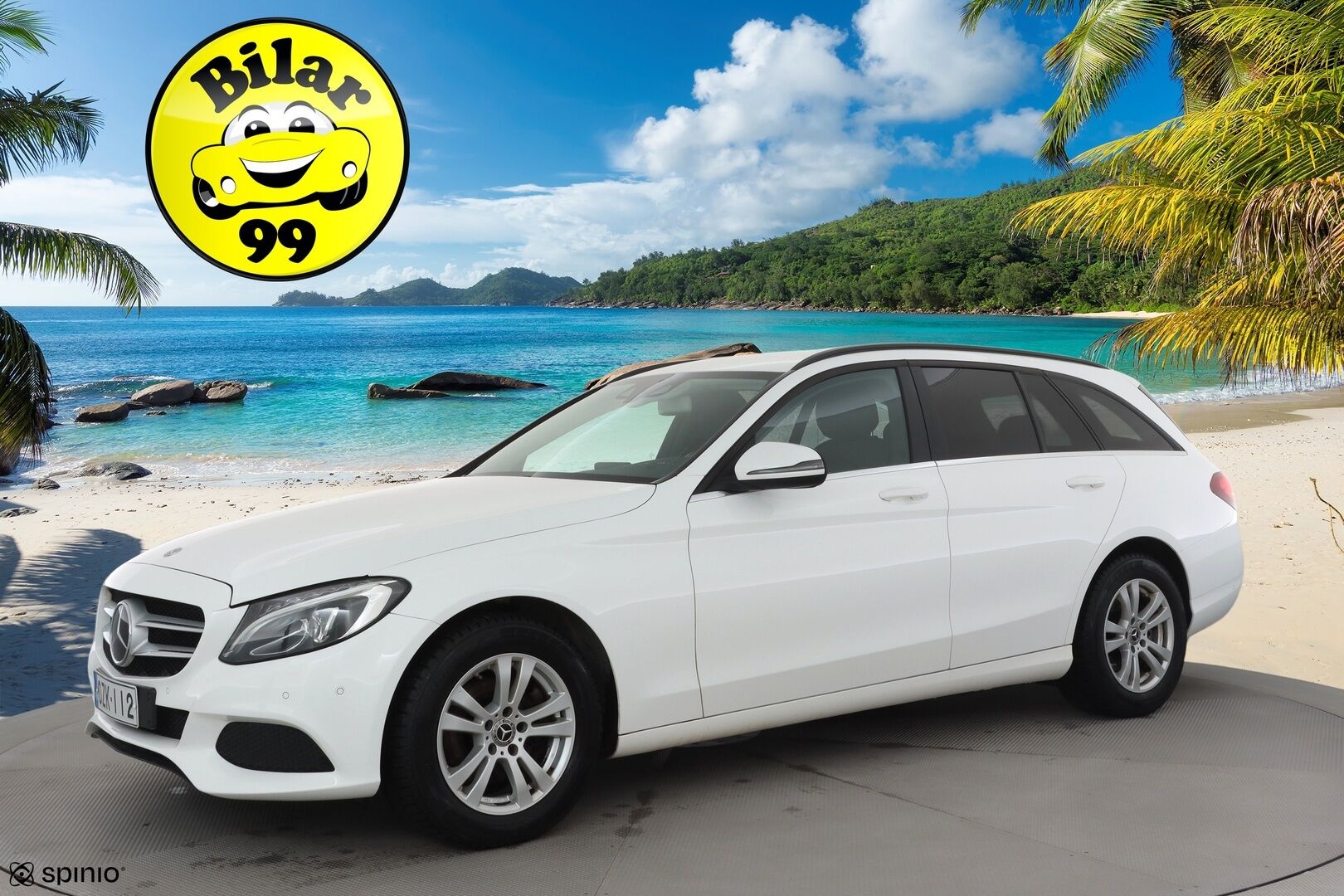 Mercedes-Benz C 2018 200 d T A * Distronic+ / Sporttipenkit / Navi / LED / Sähköluukku / Kaistavahti / Peruutustutkat! - Kahdet renkaat aluvanteilla / Juuri huollettu 