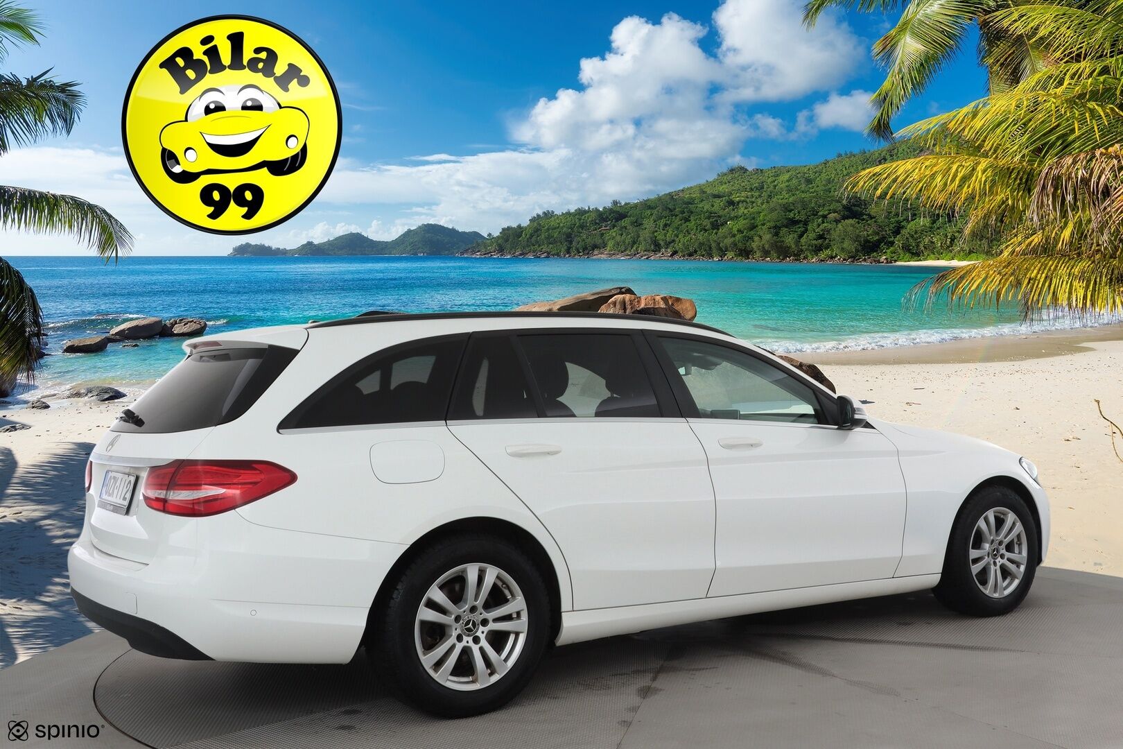 Mercedes-Benz C 2018 C 200 d T A * Distronic+ / Kaistavahti / DTR+Q / P.tutkat / Sporttipenkit / Navi / LED / Sähköluukku * - Kahdet renkaat aluvanteilla / Juuri huollettu 