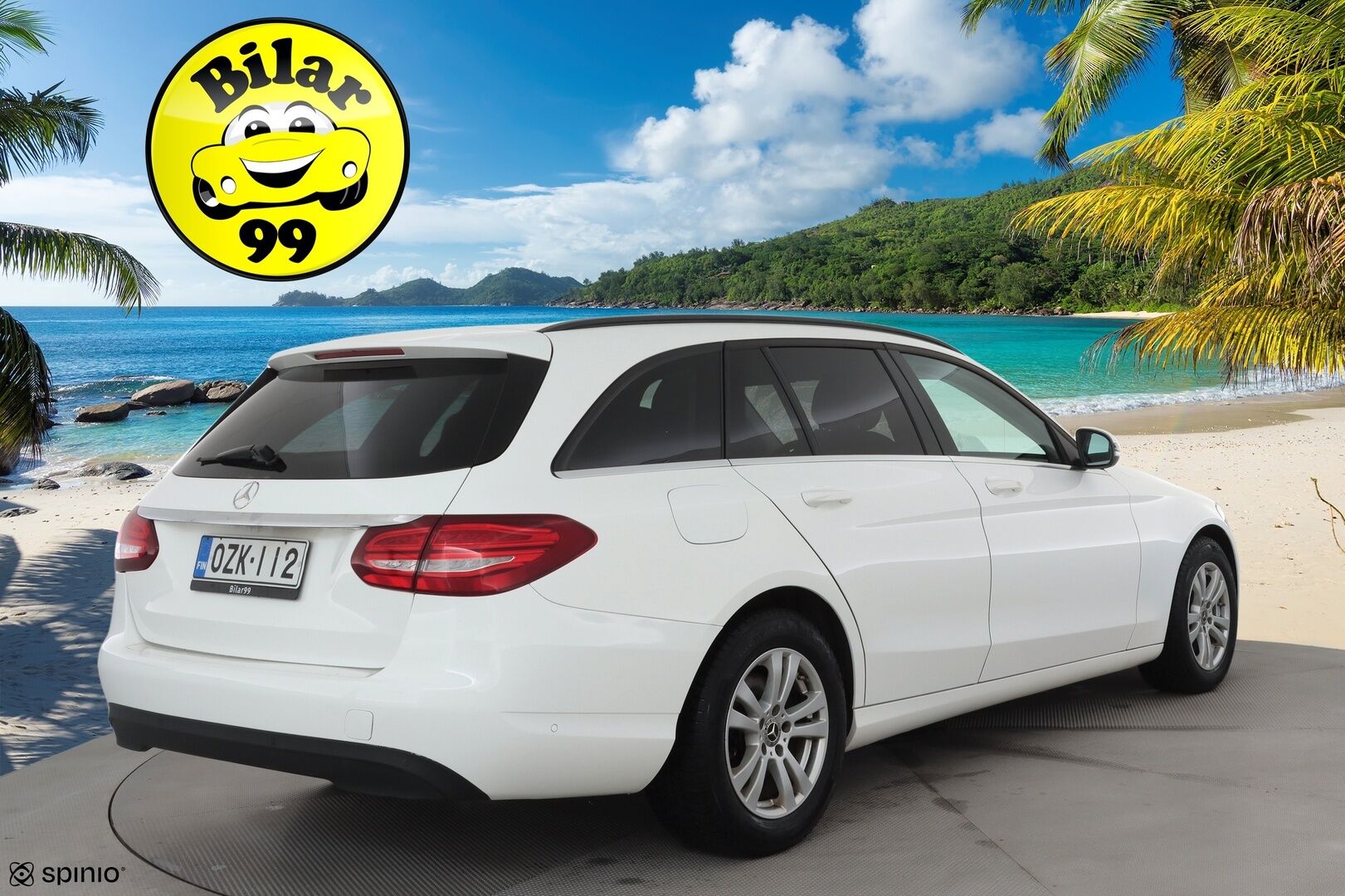 Mercedes-Benz C 2018 200 d T A * Distronic+ / Sporttipenkit / Navi / LED / Sähköluukku / Kaistavahti / Peruutustutkat! - Kahdet renkaat aluvanteilla / Juuri huollettu 