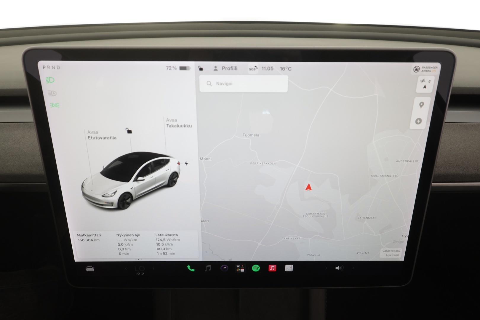 Tesla Model 3 2021 Standard Range Plus - | ILP | ACC | Lasikatto | Matrix-LED | P.Kamera | Muistipenkki | Premium Speakers | Kaistavahti | Navi | Keyless | 2x Latauskaapelit | Kahdet renkaat |
