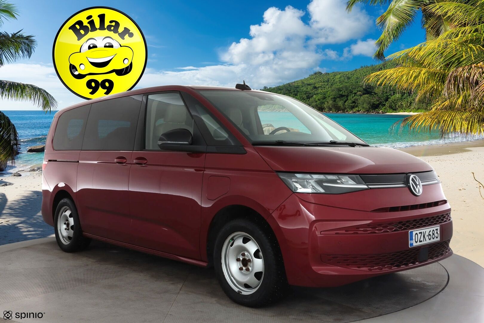 Volkswagen Multivan 2022 pitkä Life Business eHybrid 160kW DSG (PHEV) 7-P * ACC / Webasto / Sähköovet / Panorama / Navi / Keyless * - Suomi-auto / 2x Renkaat / Huippu varusteet! - HULLUT AVAJAISHULINAT KORKOTARJOUS 3,29 %