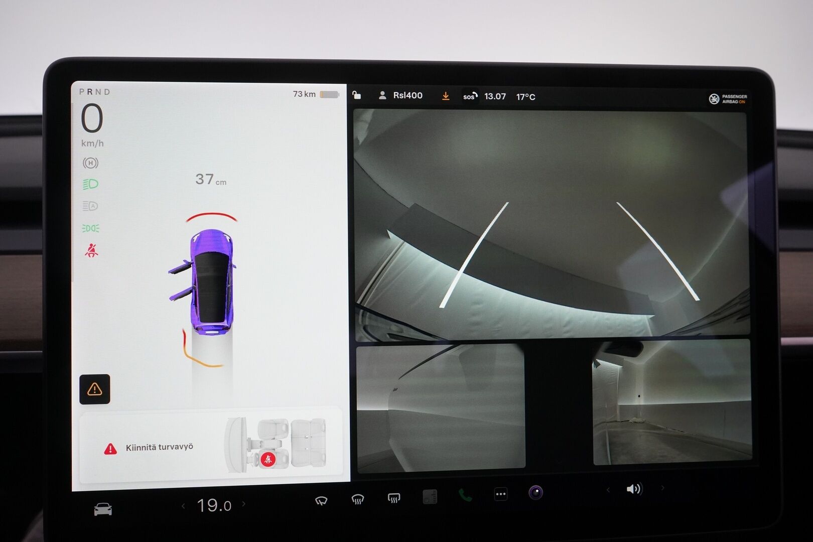 Tesla Model 3 2021 Long Range Dual Motor AWD *ACC / P. kamera / Nahkasisusta / Lasikatto* - Kahdet renkaat / Hieno metalliväri