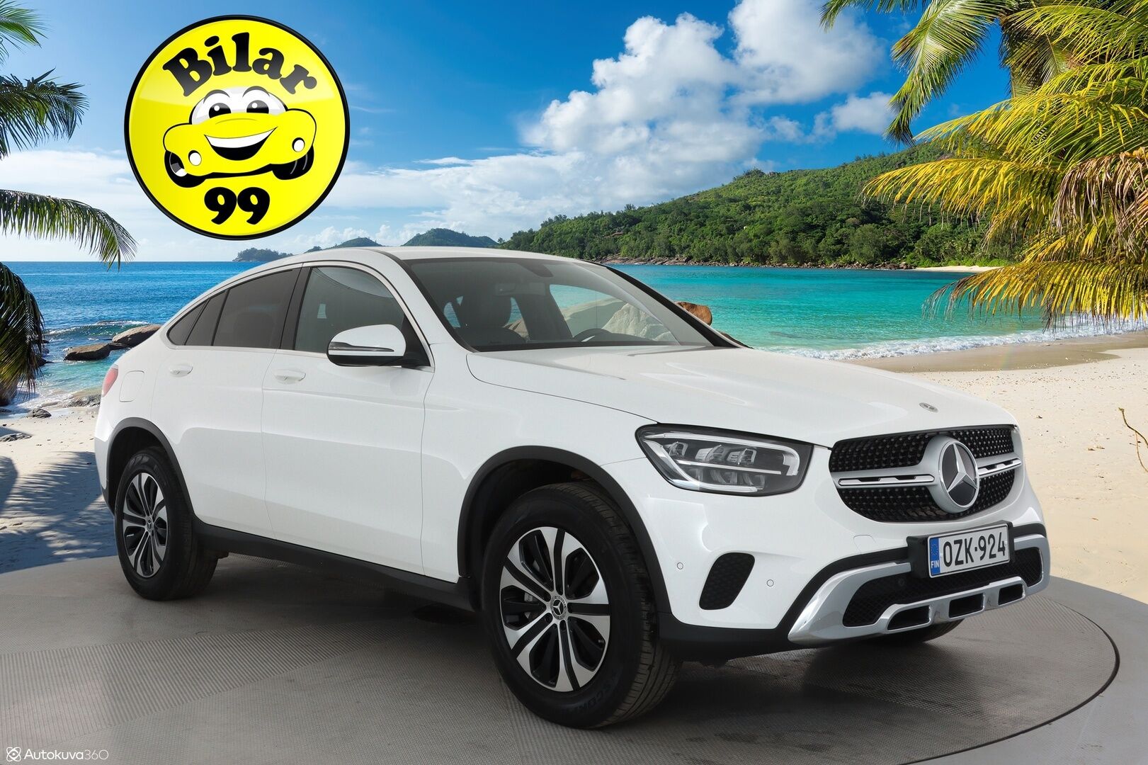 Mercedes-Benz GLC 2022 300 e 4MATIC A Business Coupé **Facelift / Distronic / Navi / Sporttipenkit / P.kamera / Koukku** - 3,99 % KORKOTARJOUS TÄHÄN AUTOON - Akku kuntotarkastettu / Suomi-auto / Kahdet renkaat