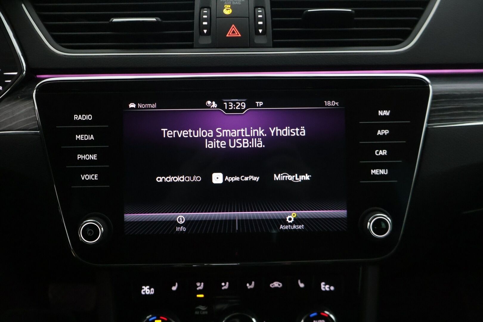 Skoda Superb 2020 1,4 TSI PHEV Style iV DSG Autom. * ACC / Webasto / P-Kamera / Smartlink / Keyless * - Suomi-auto kattavalla huoltohistorialla / Akun kunto tarkistettu SoH 90,8%