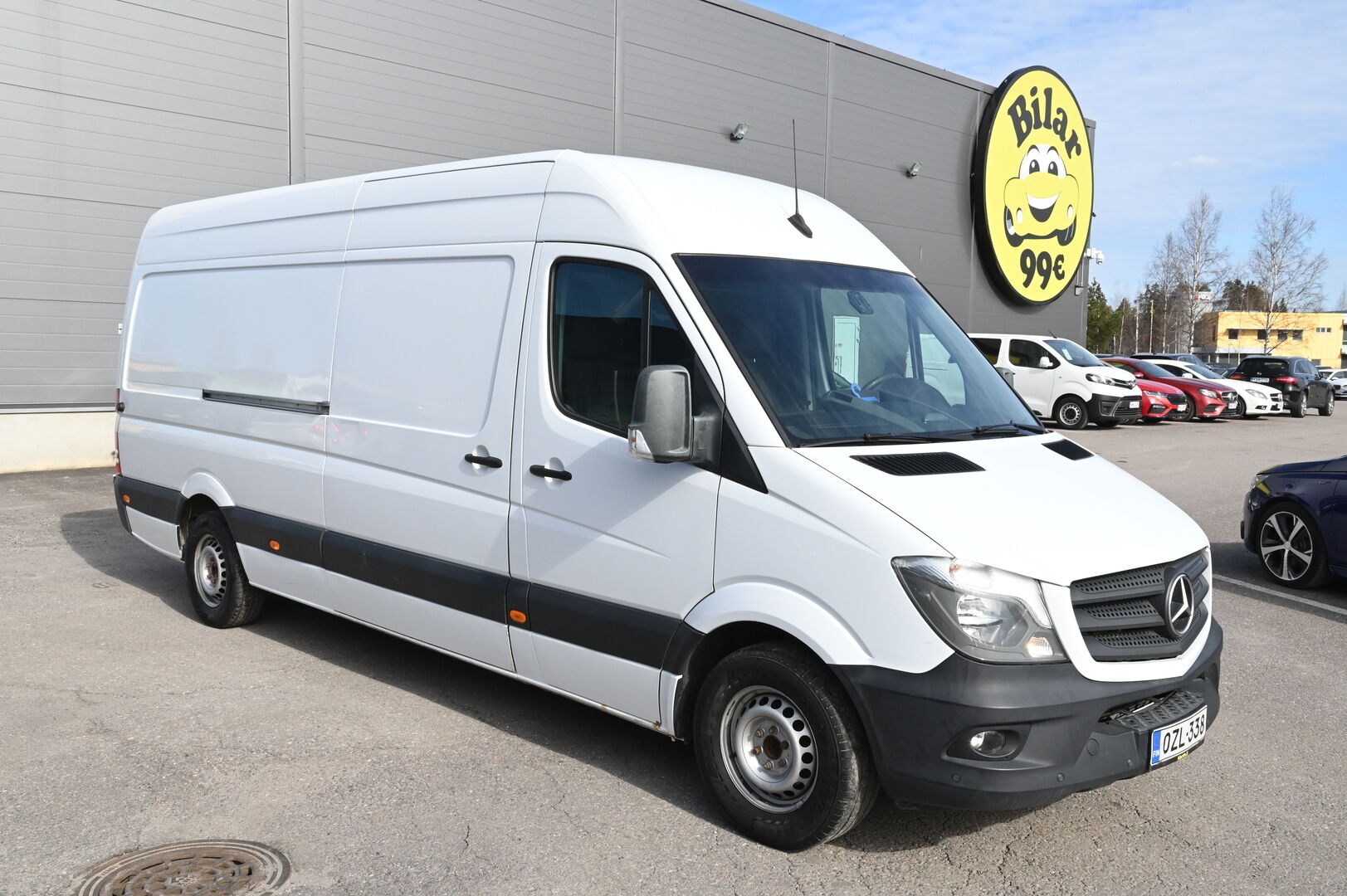 Mercedes-Benz Sprinter 2018 314CDI RWD-3,55/43AL pitkä A3 A*Kevyt KA / Bluetooth / Vetokoukku / vakionopeudensäädin / P-tutka* - 2x Renkaat / Pariovet - HULLUT AVAJAISHULINAT KORKOTARJOUS 3,29 %