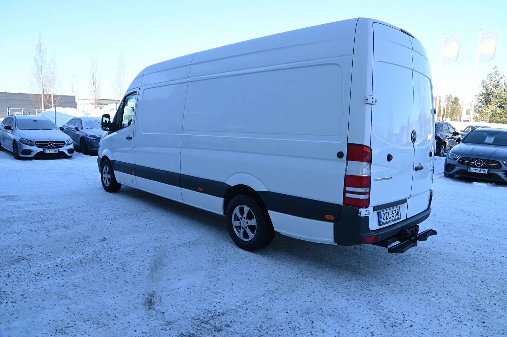 Mercedes-Benz Sprinter 2018 314CDI RWD-3,55/43AL pitkä A3 A*Kevyt KA / Bluetooth / Vetokoukku / vakionopeudensäädin / P-tutka* - 2x Renkaat / Pariovet - HULLUT AVAJAISHULINAT KORKOTARJOUS 3,29 %