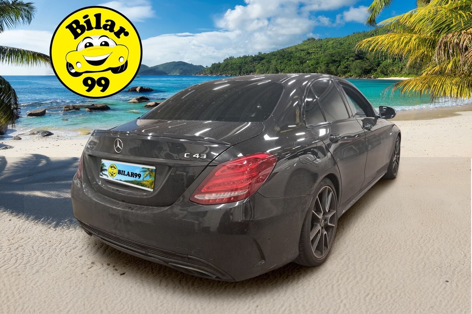 Mercedes-Benz C 43 AMG 2017 4Matic Sedan - | AMG | Distronic+ | Burmester | Panoraama | BLIS | Kamera | Webasto | 2x renkaat aluilla | Huippu huoltohistoria! |