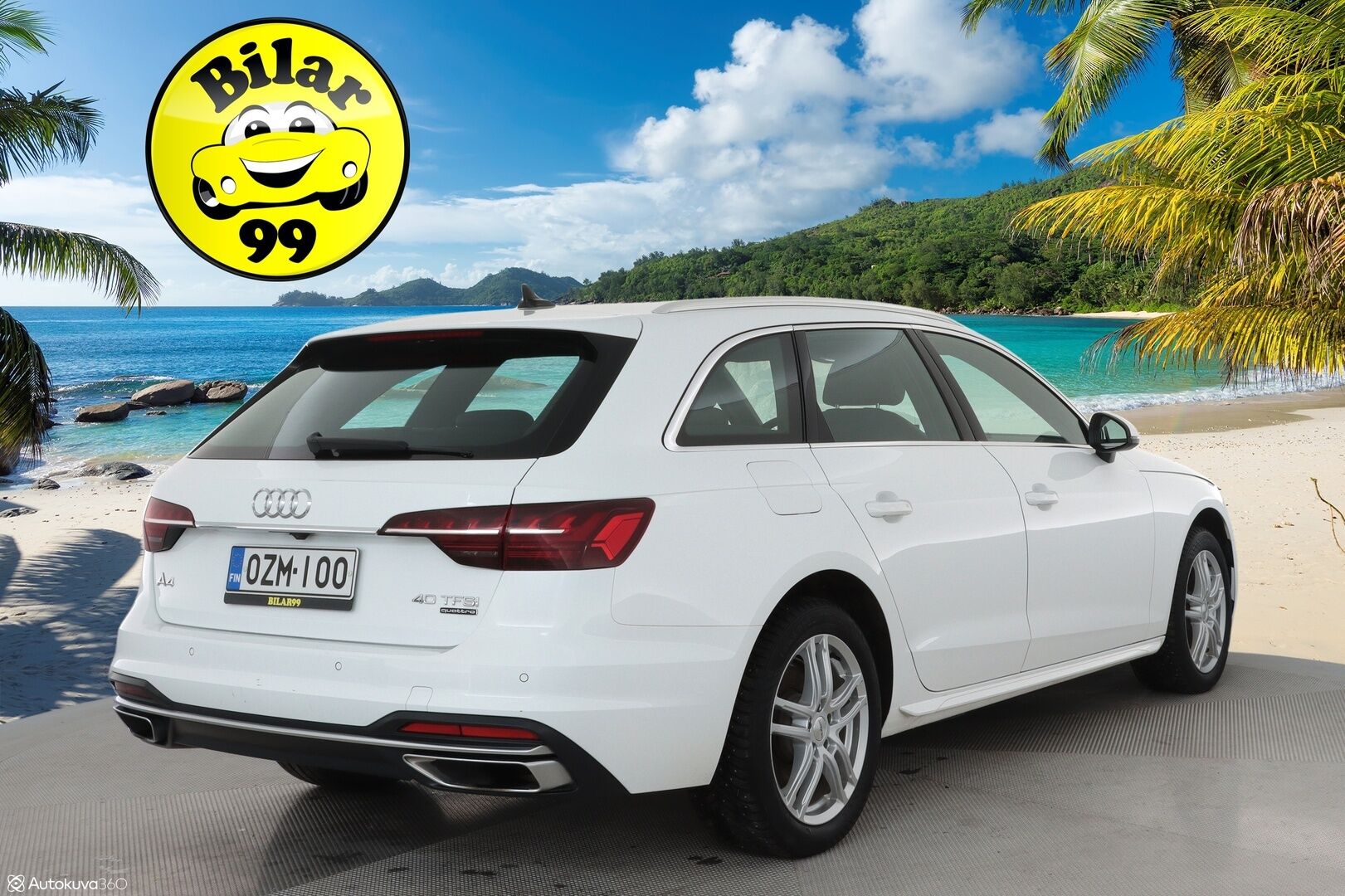 Audi A4 2022 Avant Business Advanced 40 TFSI 150 kW MHEV quattro S tronic ** Pa-lisälämmitin / Koukku / Facelift / P.kamera - 1 omisteinen / Sporttiset puolinahat / Apple&Android 